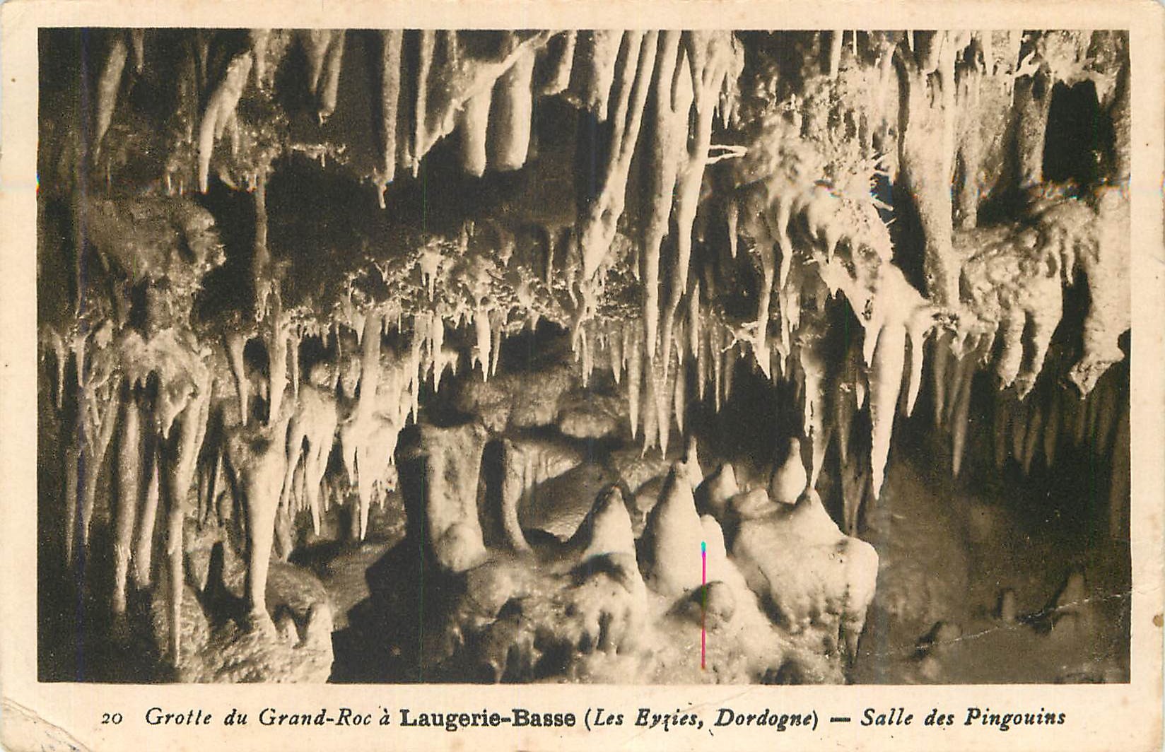 Grotte du Grand-Roc à Laugerie-Basse (Les Eyziès, Dordogne) — Salle des Pingouins
