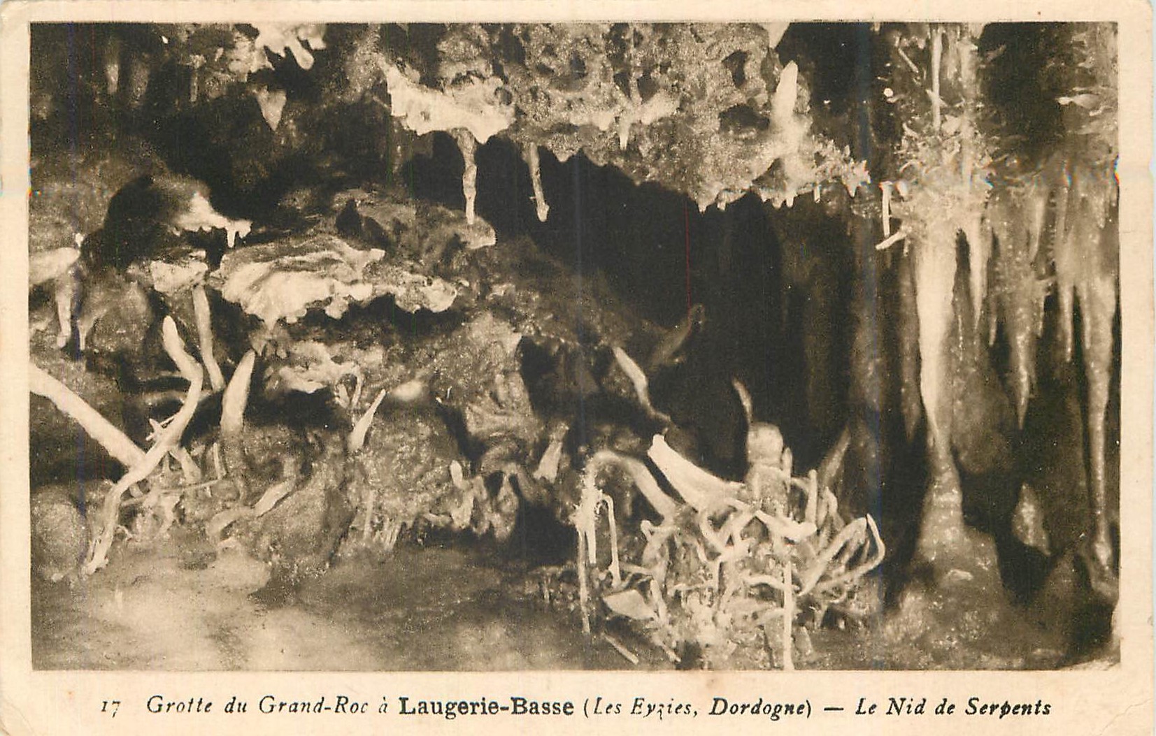Grotte du Grand-Roc in Laugerie-Basse (Les Eygues, Dordogne) — Le Nid de Serpents