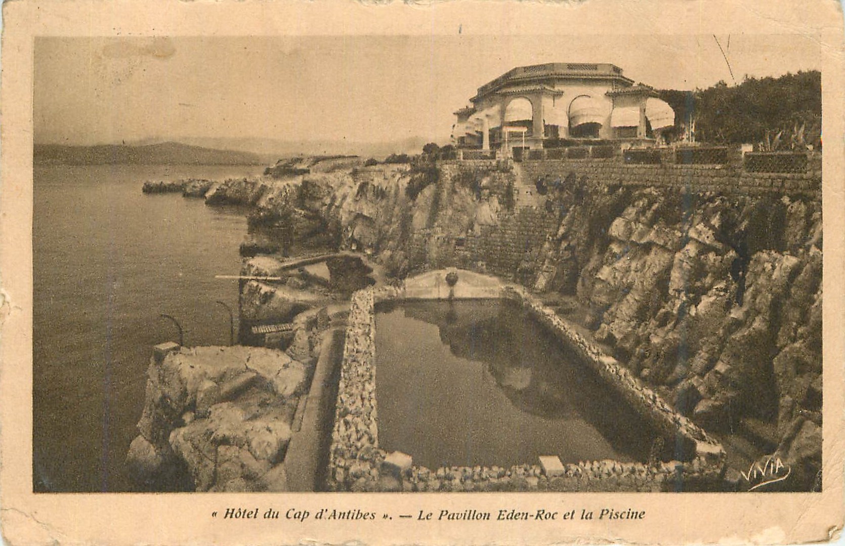 CPA Hotel du Cap d'Antibes Le Pavillon Eden Roc et la Piscine