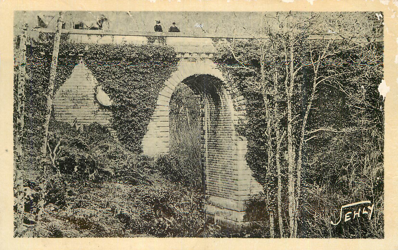 CPA Environs de Fontenay le Comte Foret de Mervent (Vendee) Le Pont du Deluge