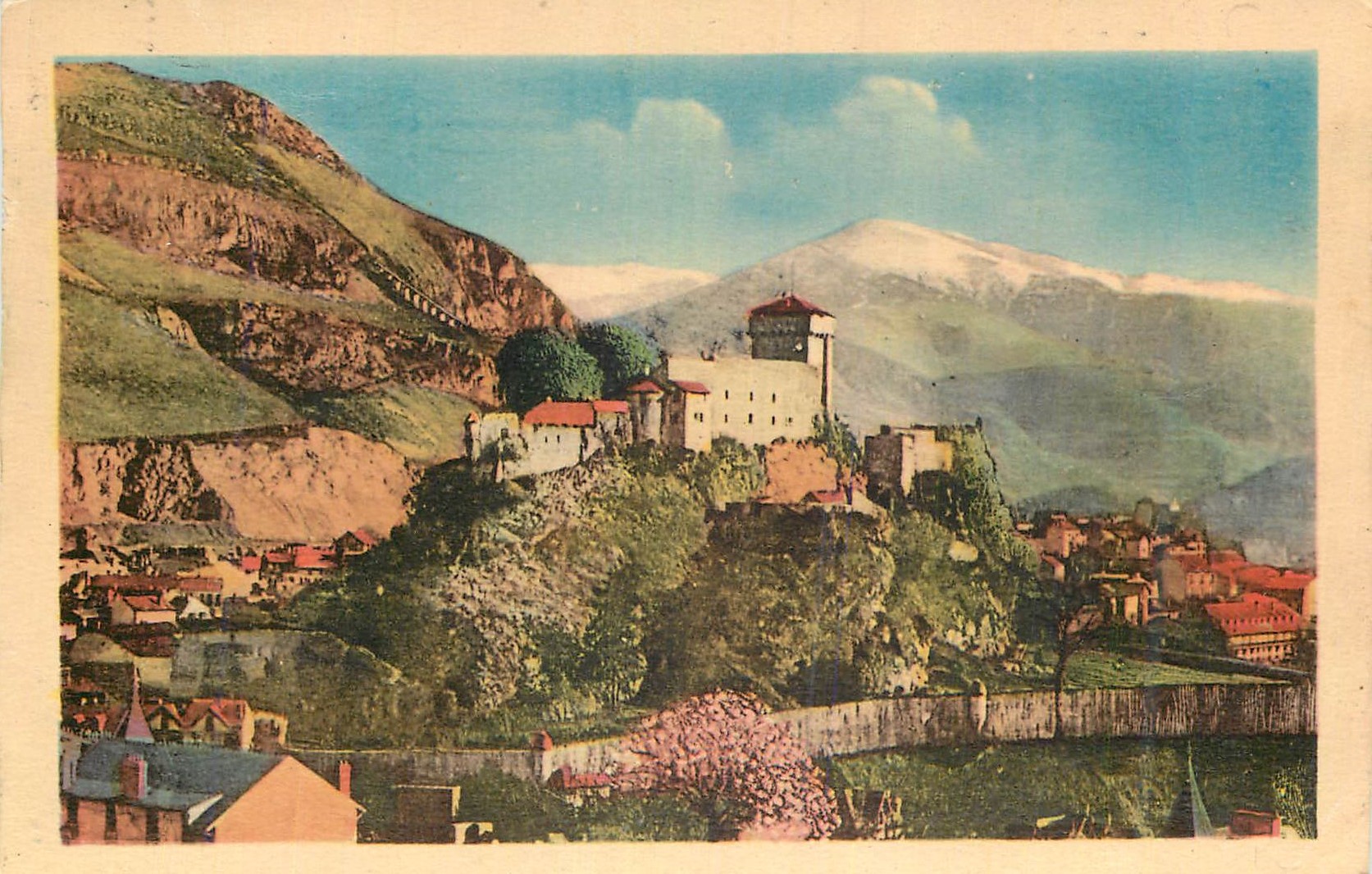 Schloss Râșnov — Panoramablick — Verlag nicht identifizierbar