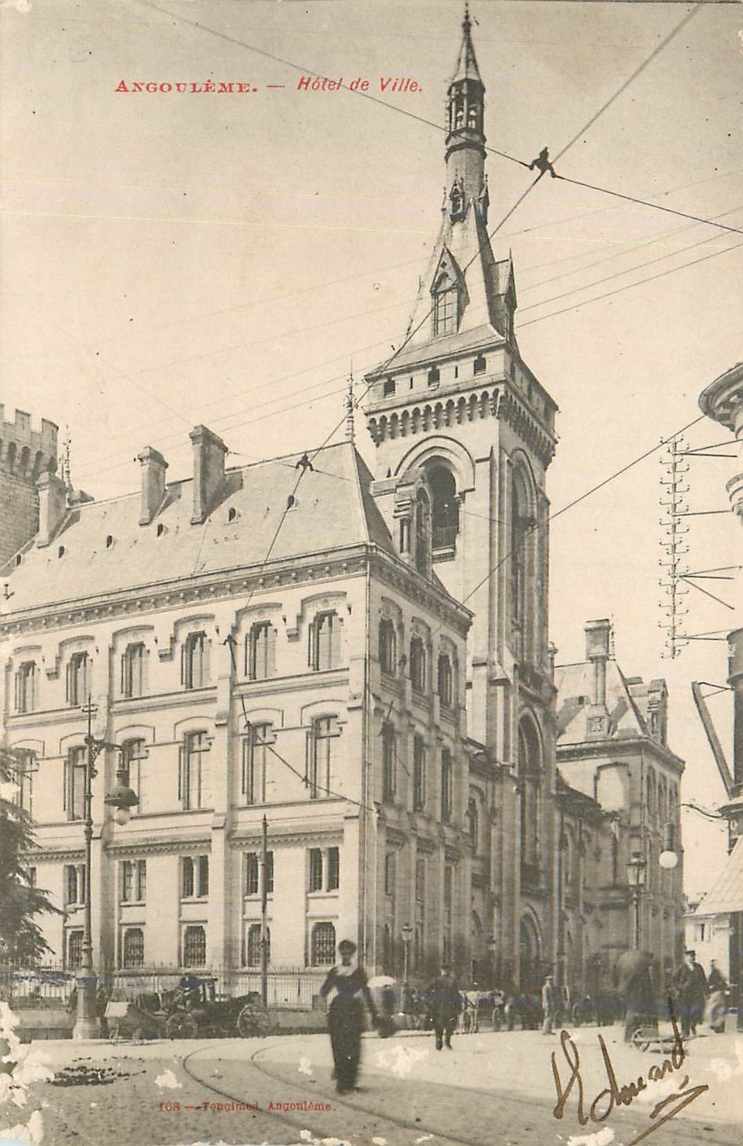 CPA Angouleme Hotel de Ville