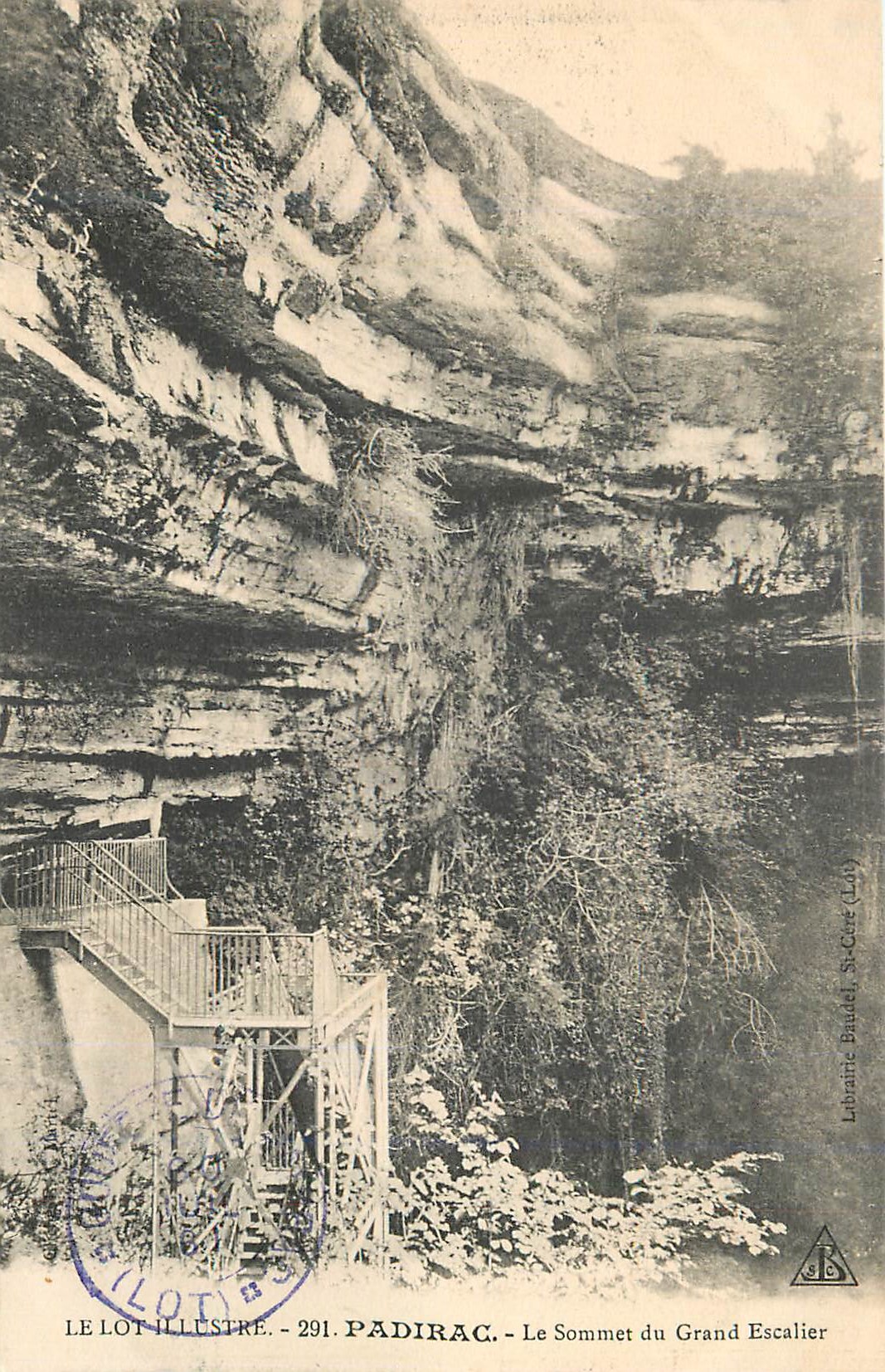 Padirac - Le Sommet du Grand Escalier — Le Lot Illustré, n°291