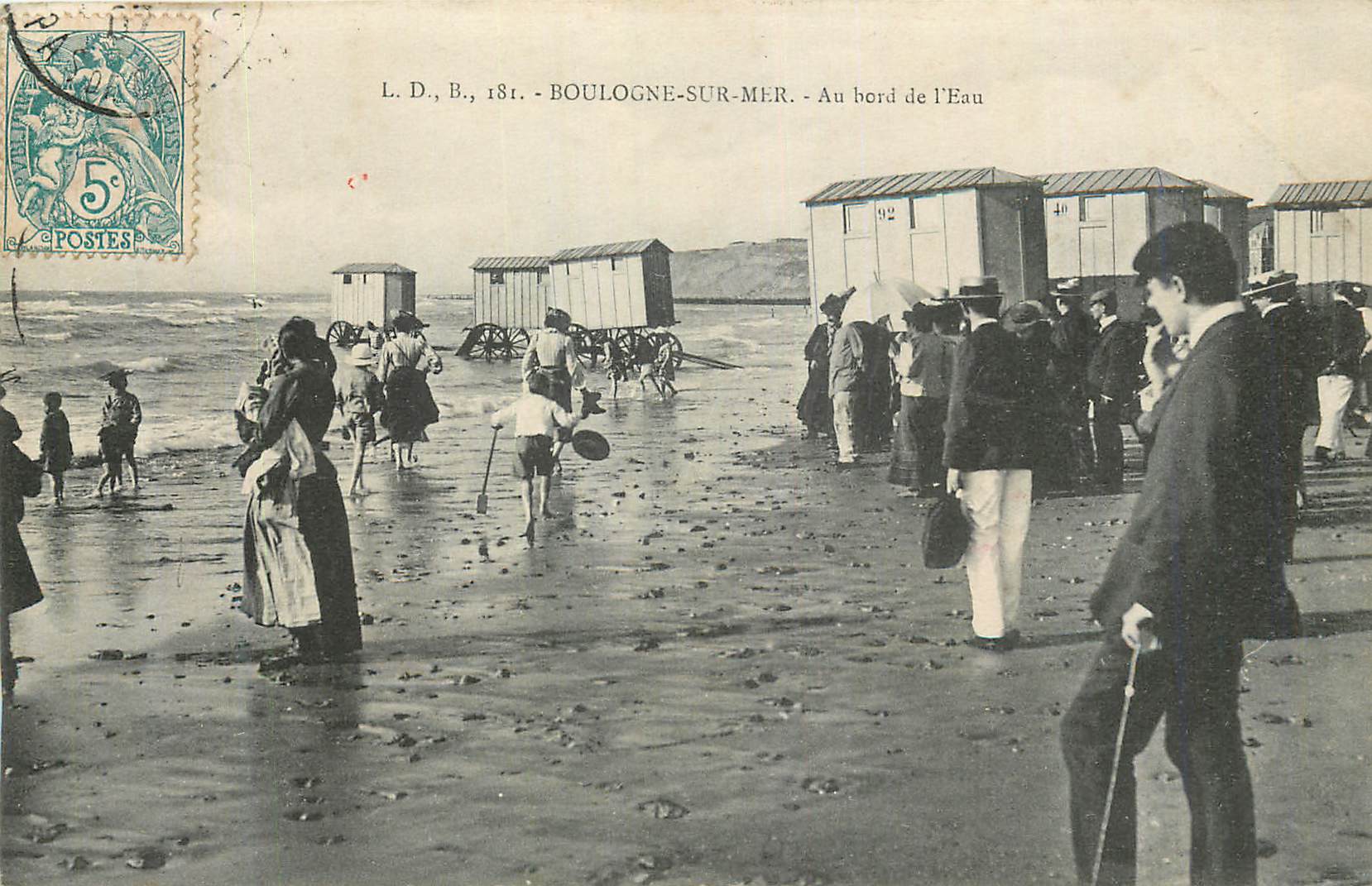 Boulogne-sur-Mer — Au bord de l'Eau — L.D., B., 18r.