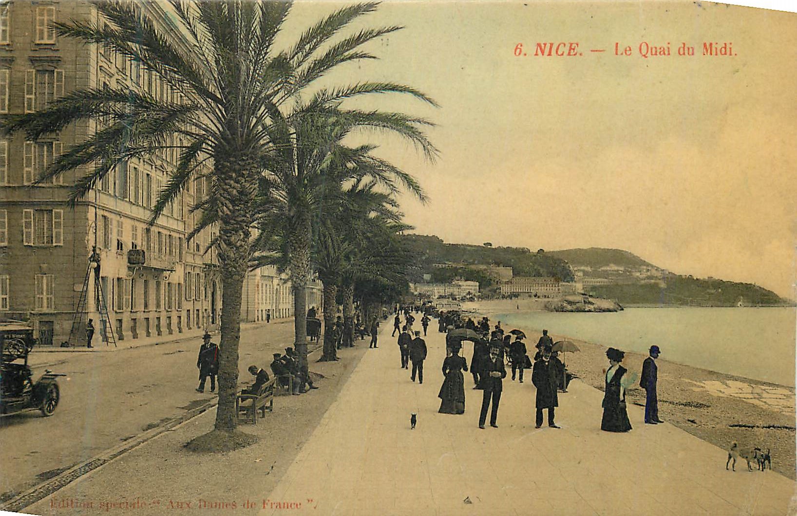 CPA Nice Le Quai du Midi Automobile