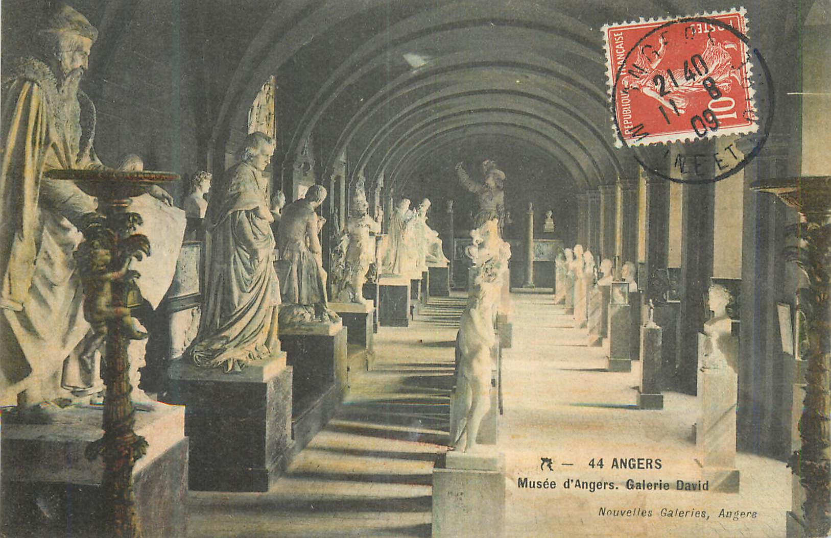 CPA Angers Musee d'Angers Galerie David