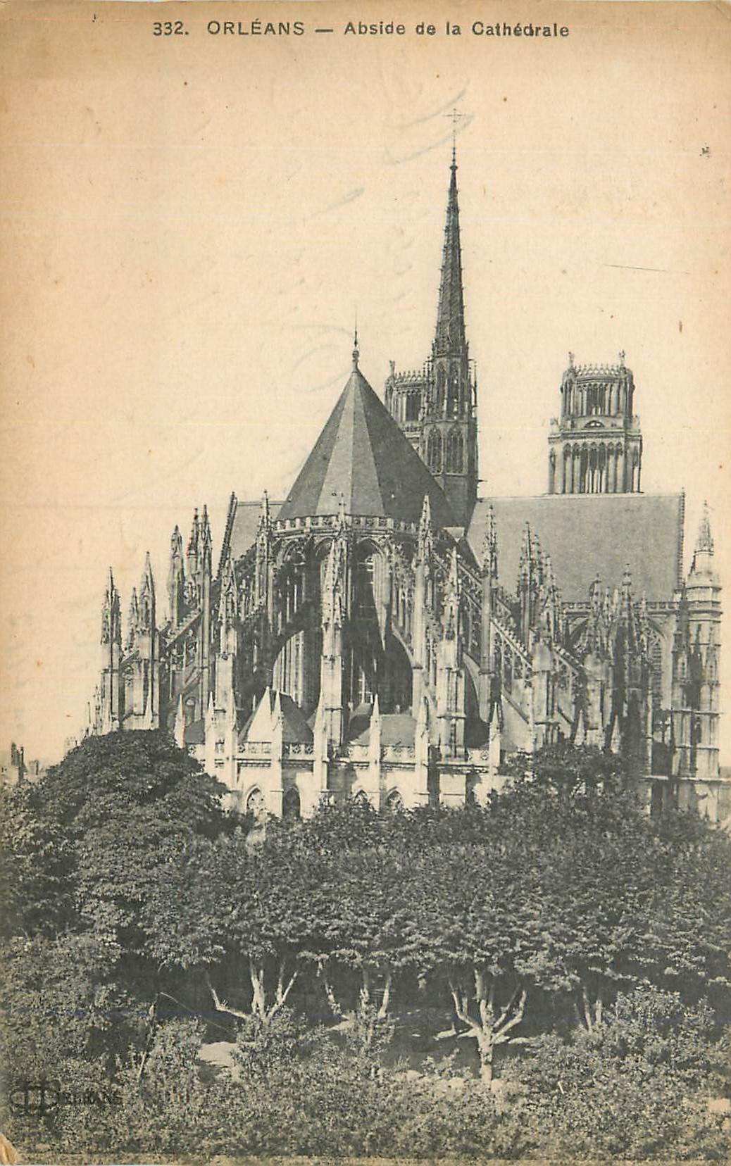 CPA Orleans Abside de la Cathedrale