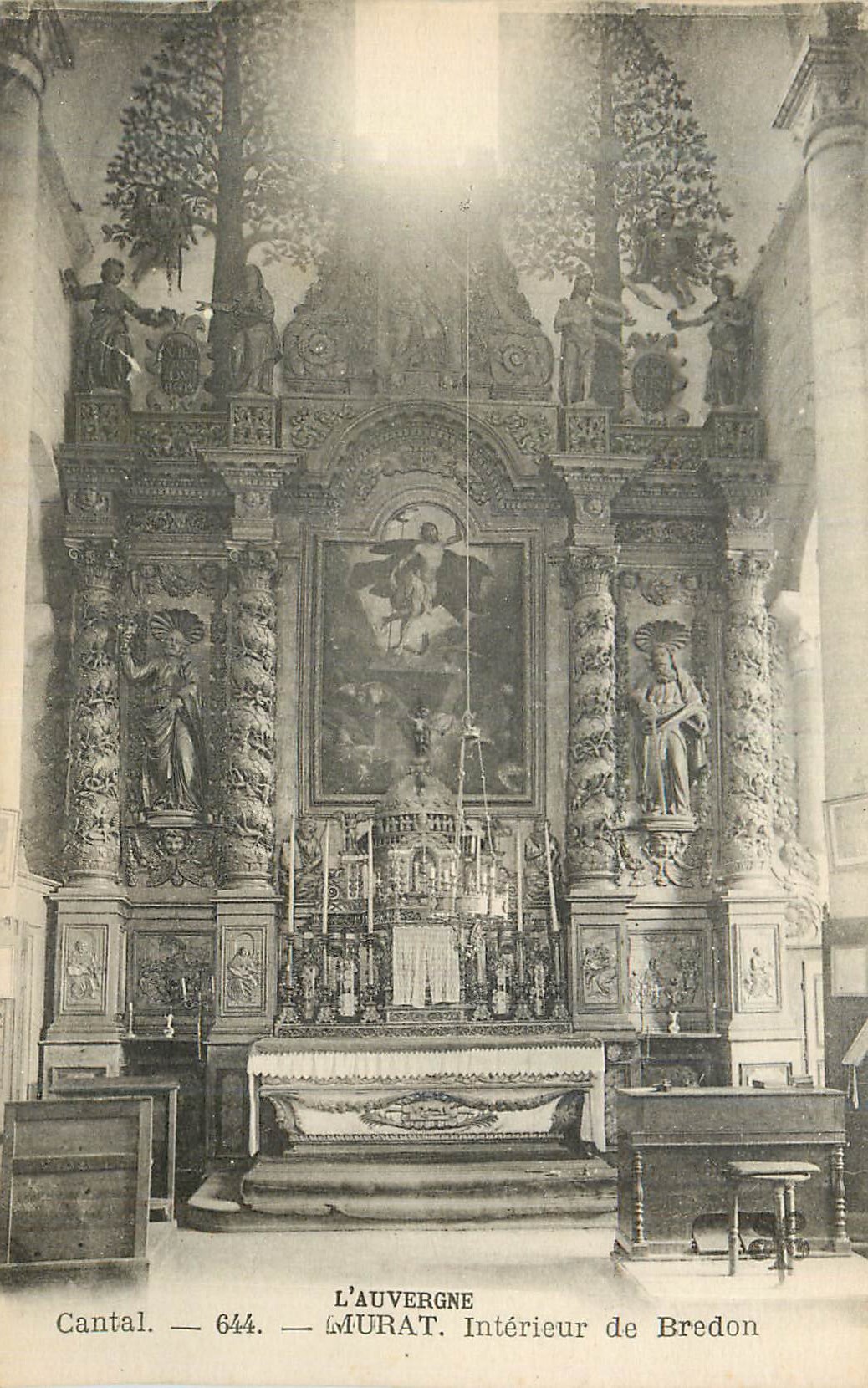 CPA Cantal L'Auvergne Murat Interieur de Bredon