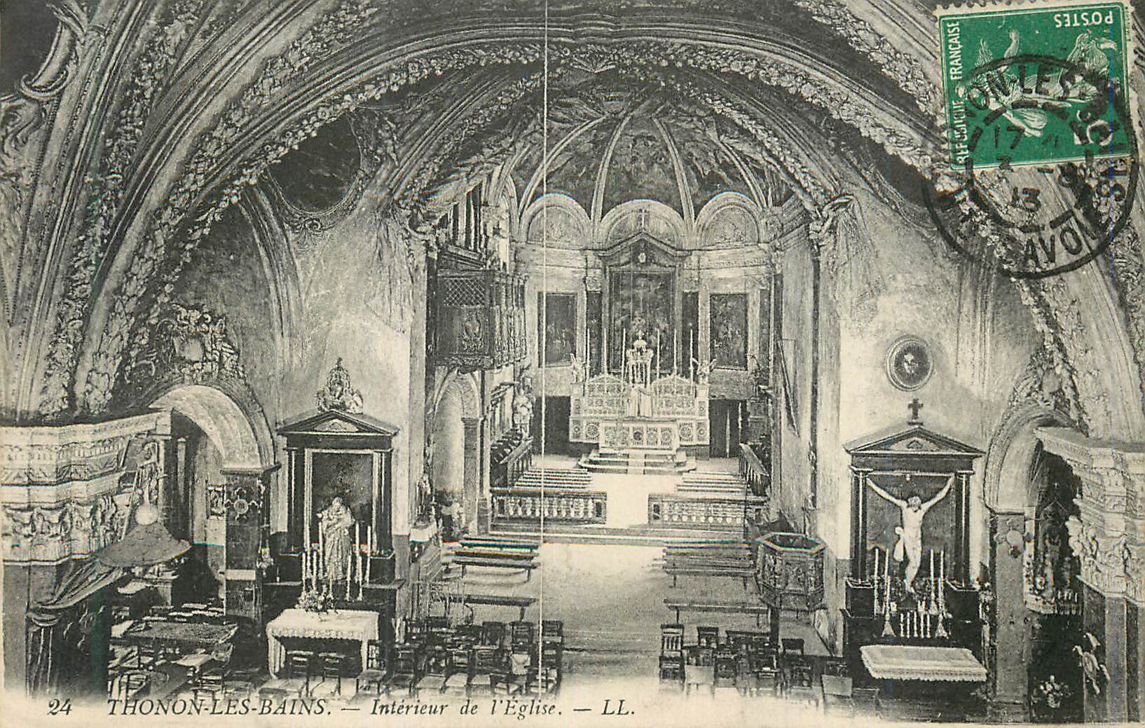 Thonon-les-Bains — Intérieur de l'Église — LL.