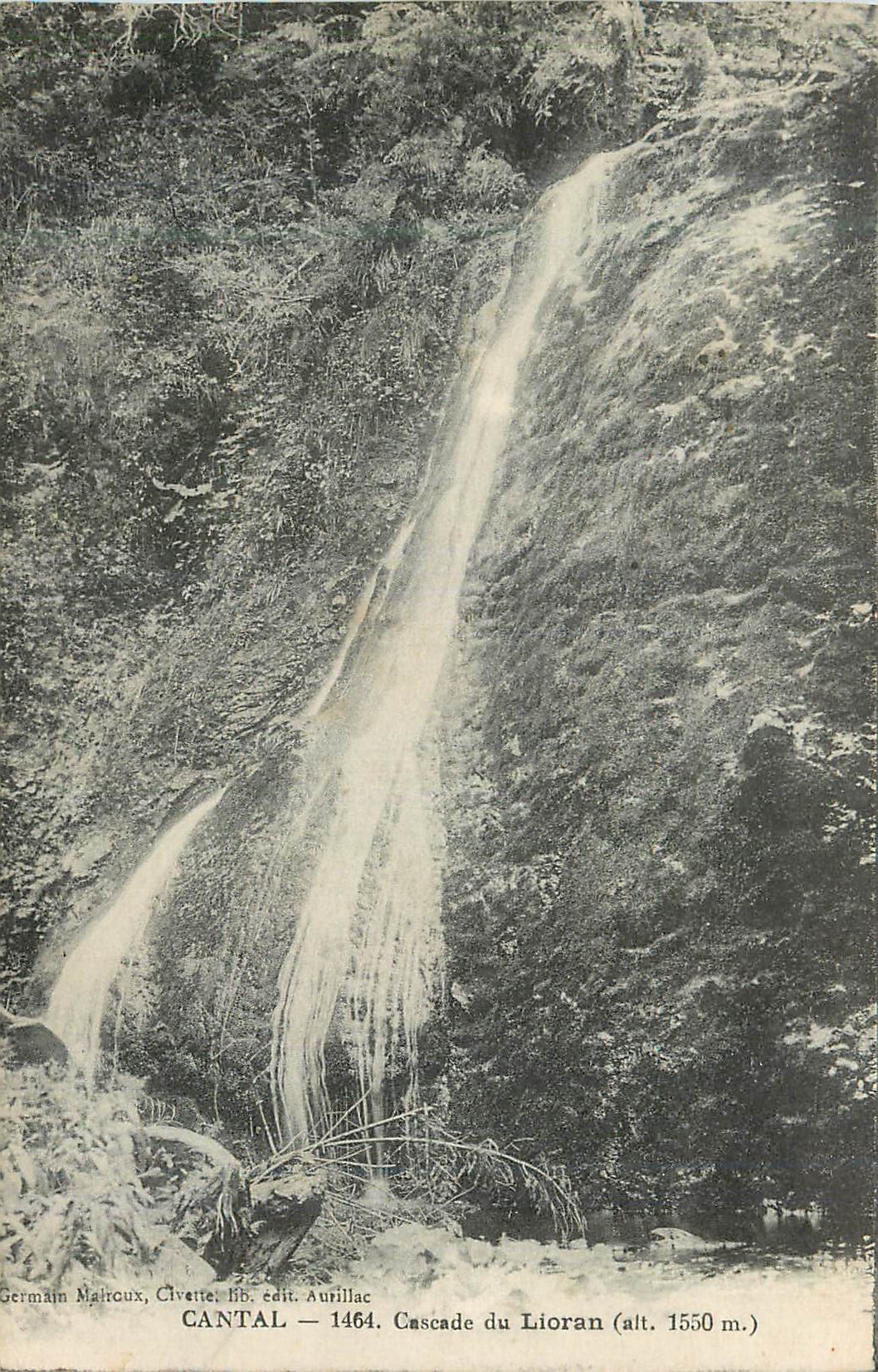 CPA Cantal Cascade du Lioran (alt 1550 m)