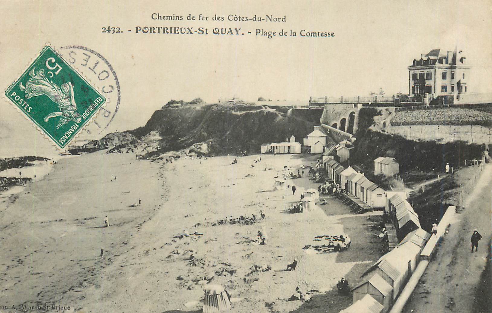 Portrieux-St Quay — Ansicht der Comtesse-Strand — Chemins de fer des Côtes-du-Nord, n°2432