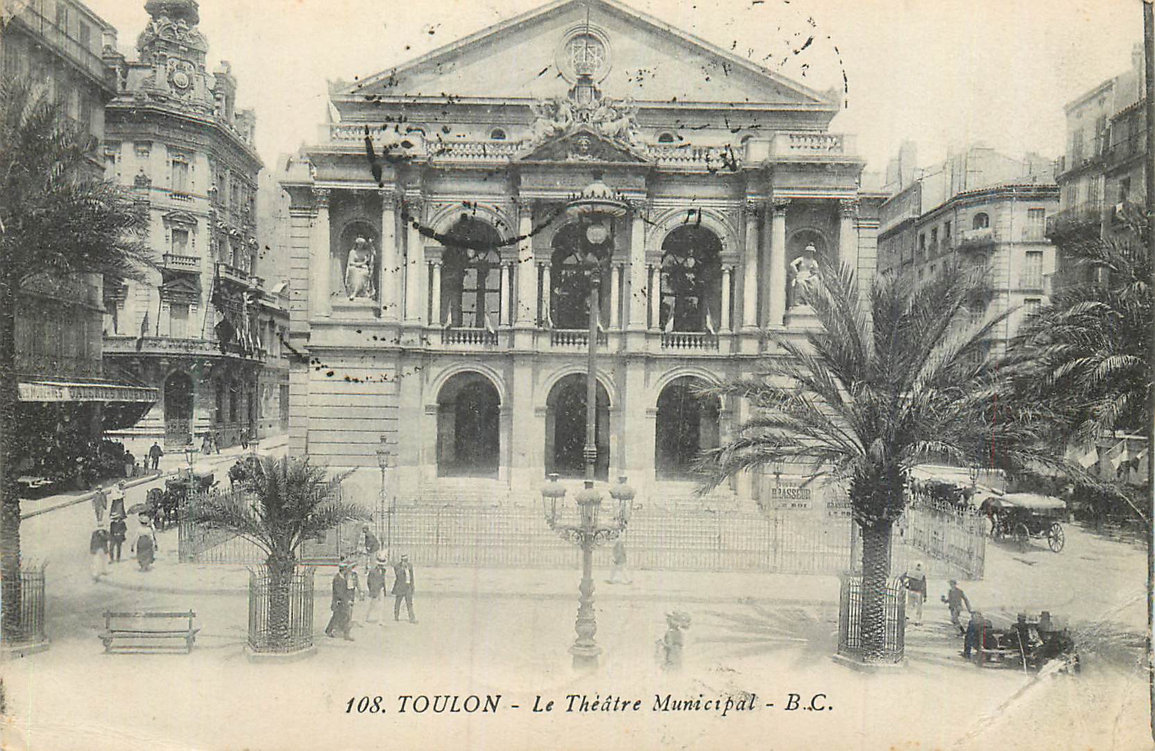 CPA Toulon le Theatre Municipal