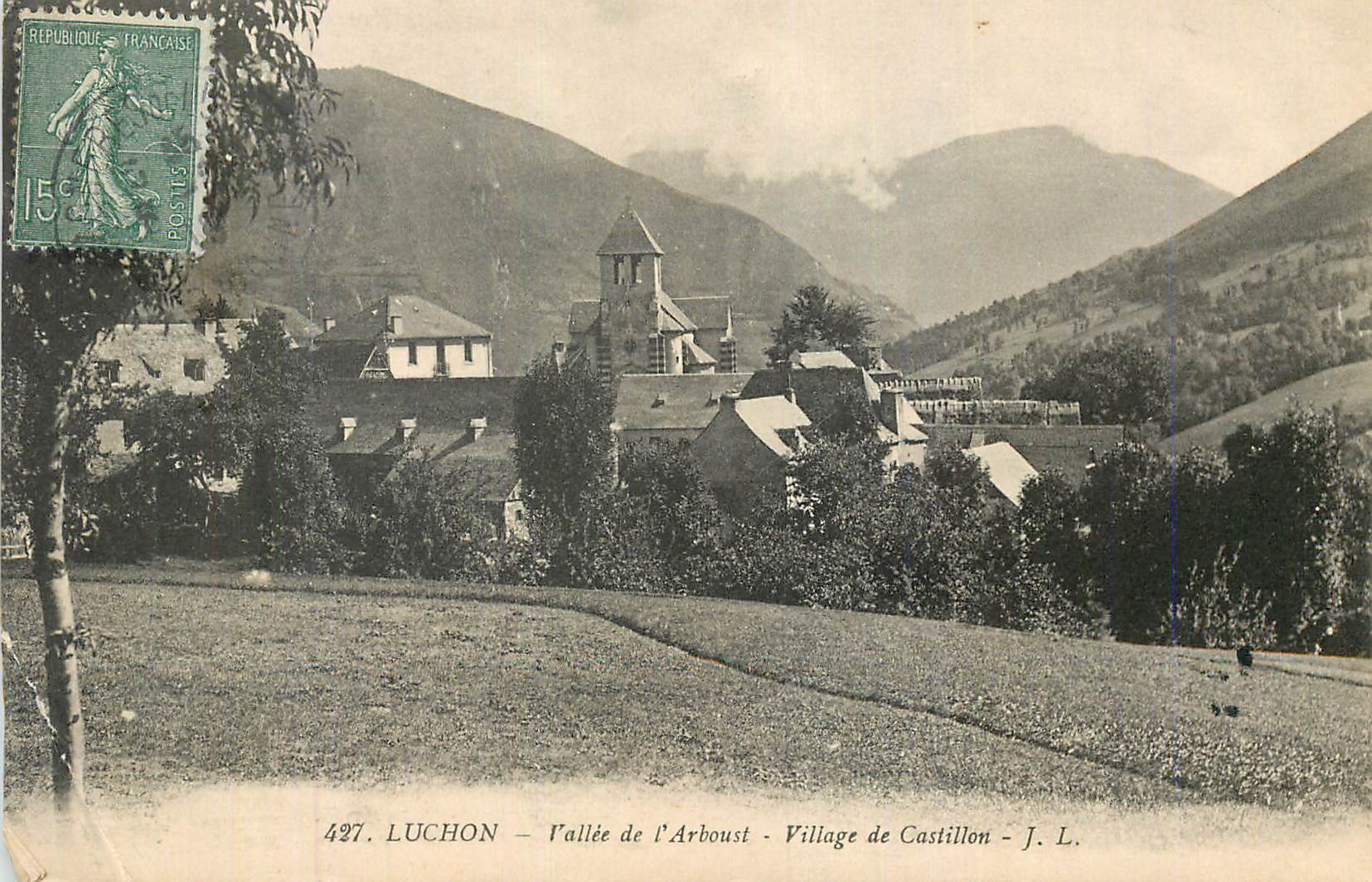Luchon — Vallée de l'Arboust — Village de Castillon — J. L.