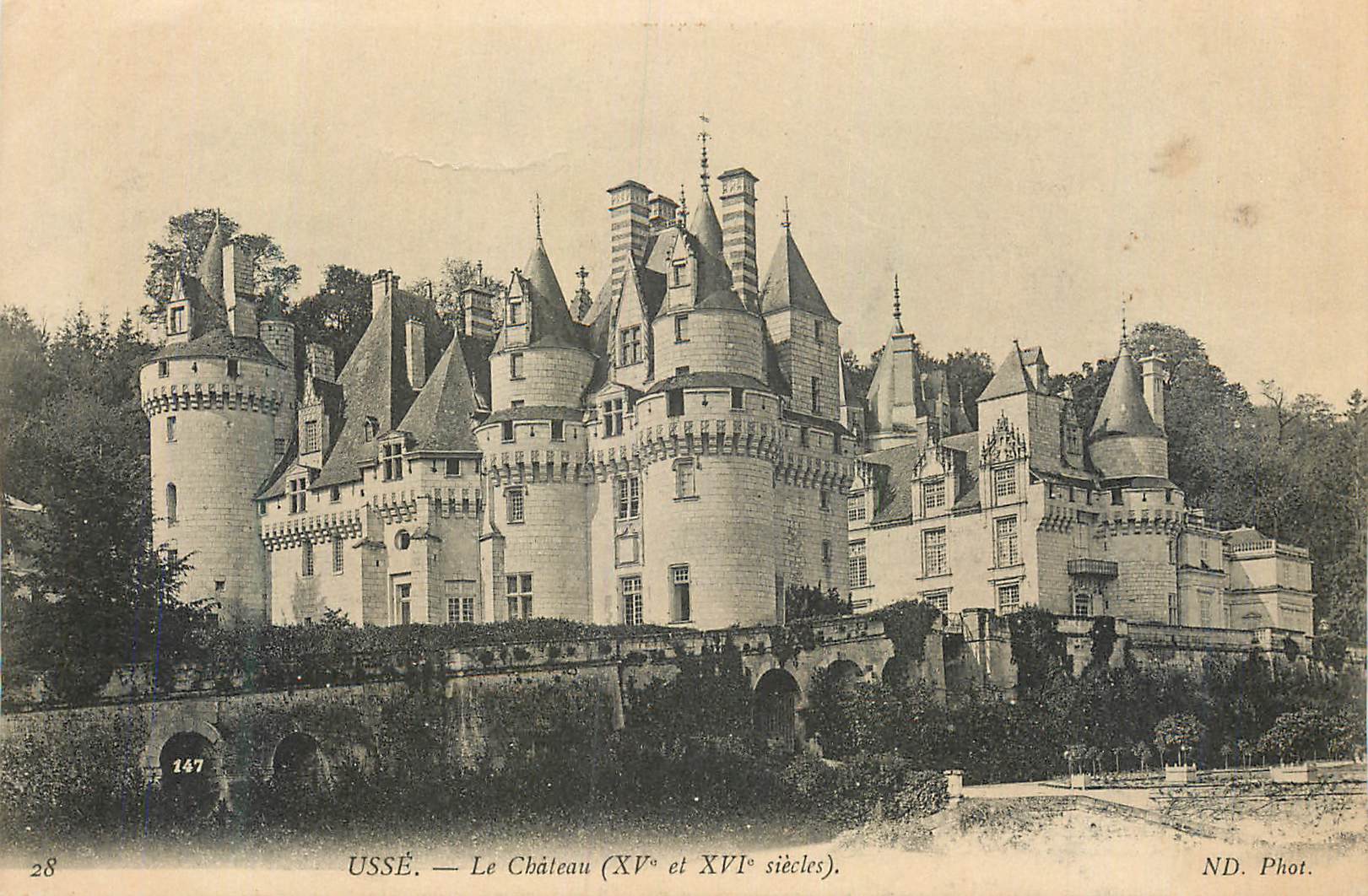 CPA Usse Le Chateau (XVe et XVIe Siecles)