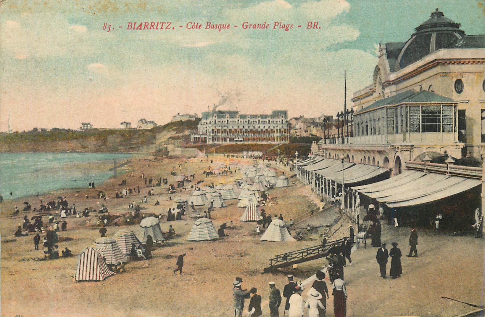 CPA Biarritz Cote Basque Grande Plage