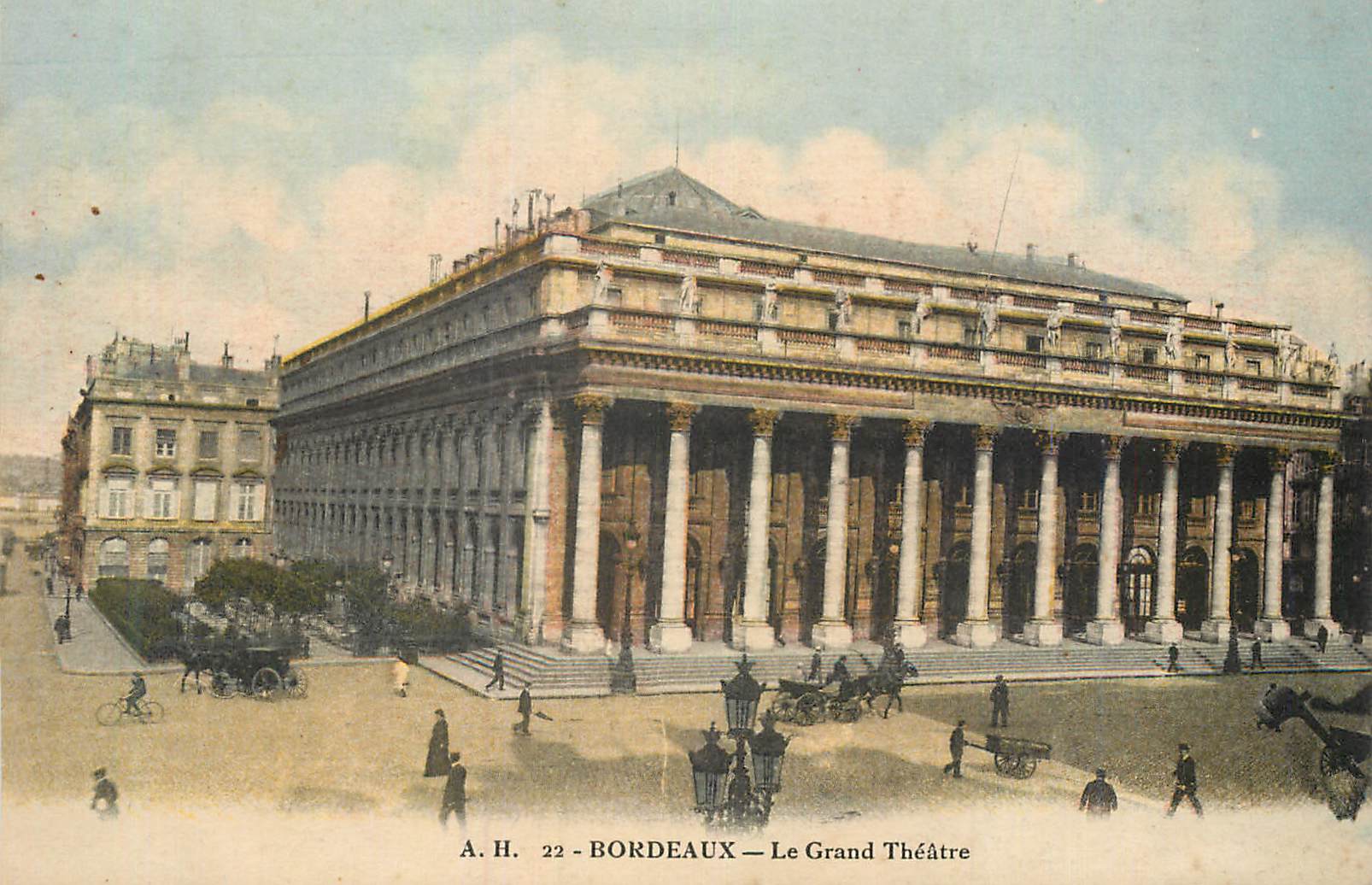 CPA Bordeaux Le Grand Theatre
