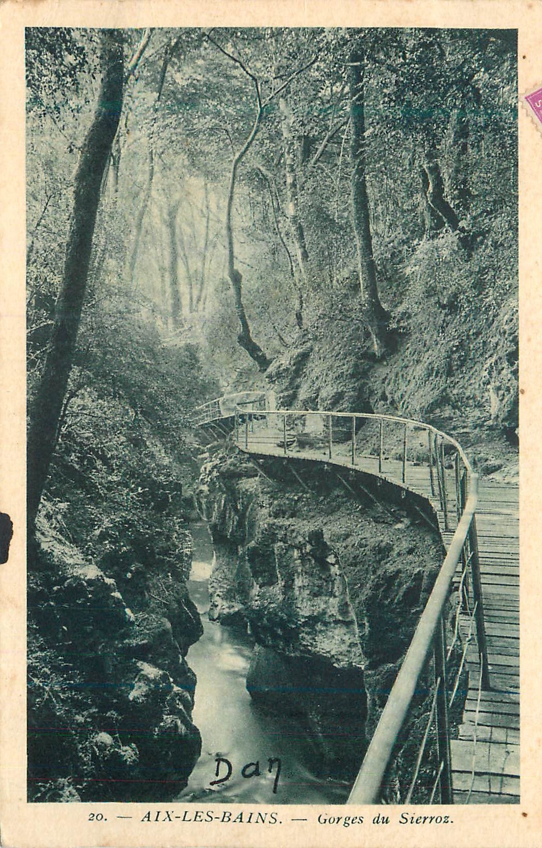 Aix-les-Bains — Gorges du Sierroz — Éditeur inconnu, n° 20