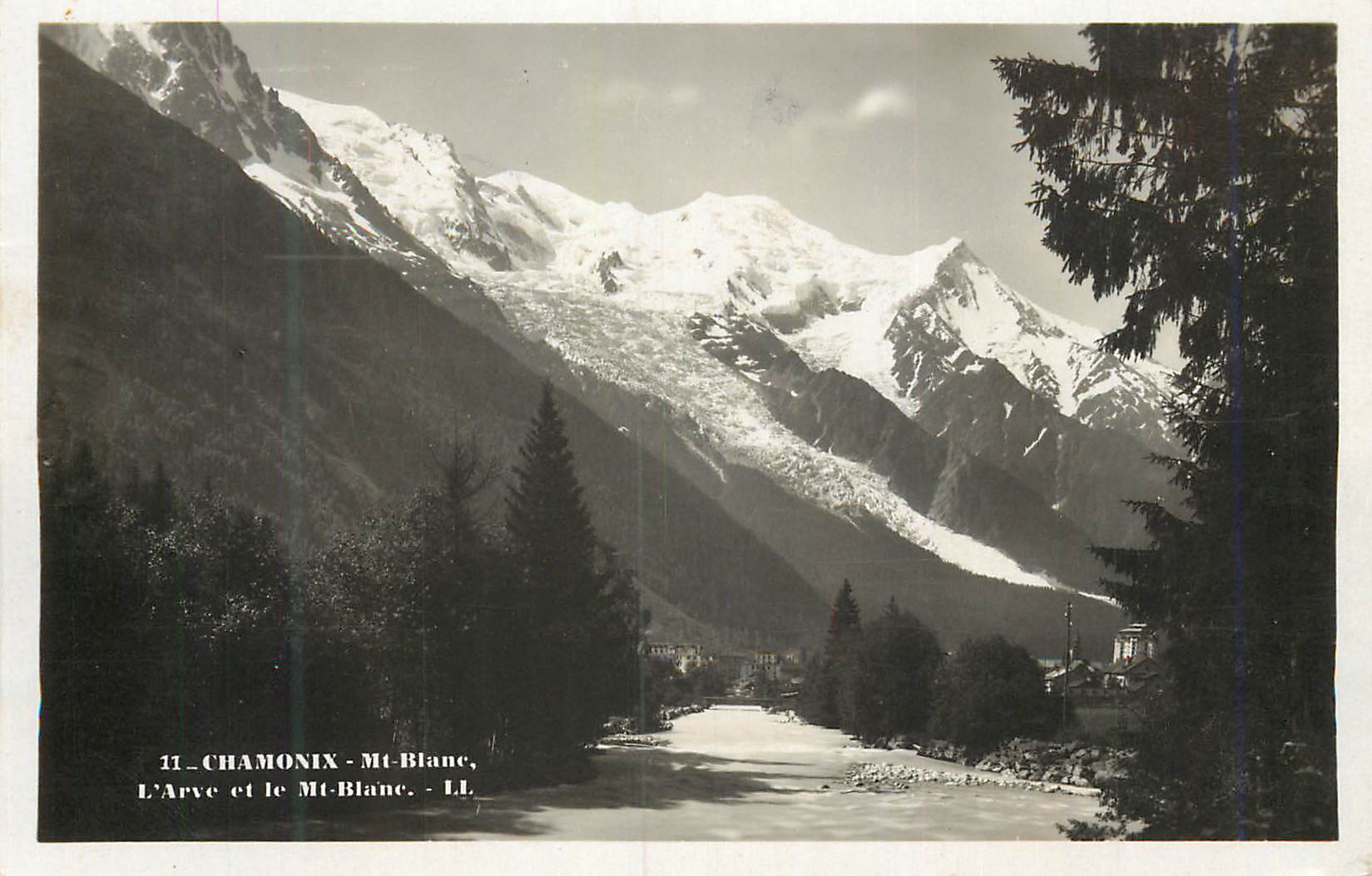 CPM Chamonix Mont Blanc L'Arve et le Mont Blanc
