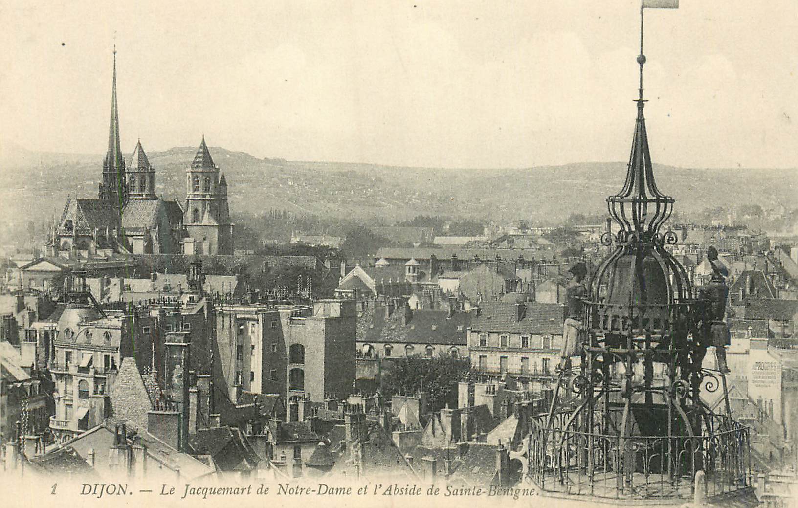 CPA Dijon Le Jacquement de Notre Dame et l'Abside