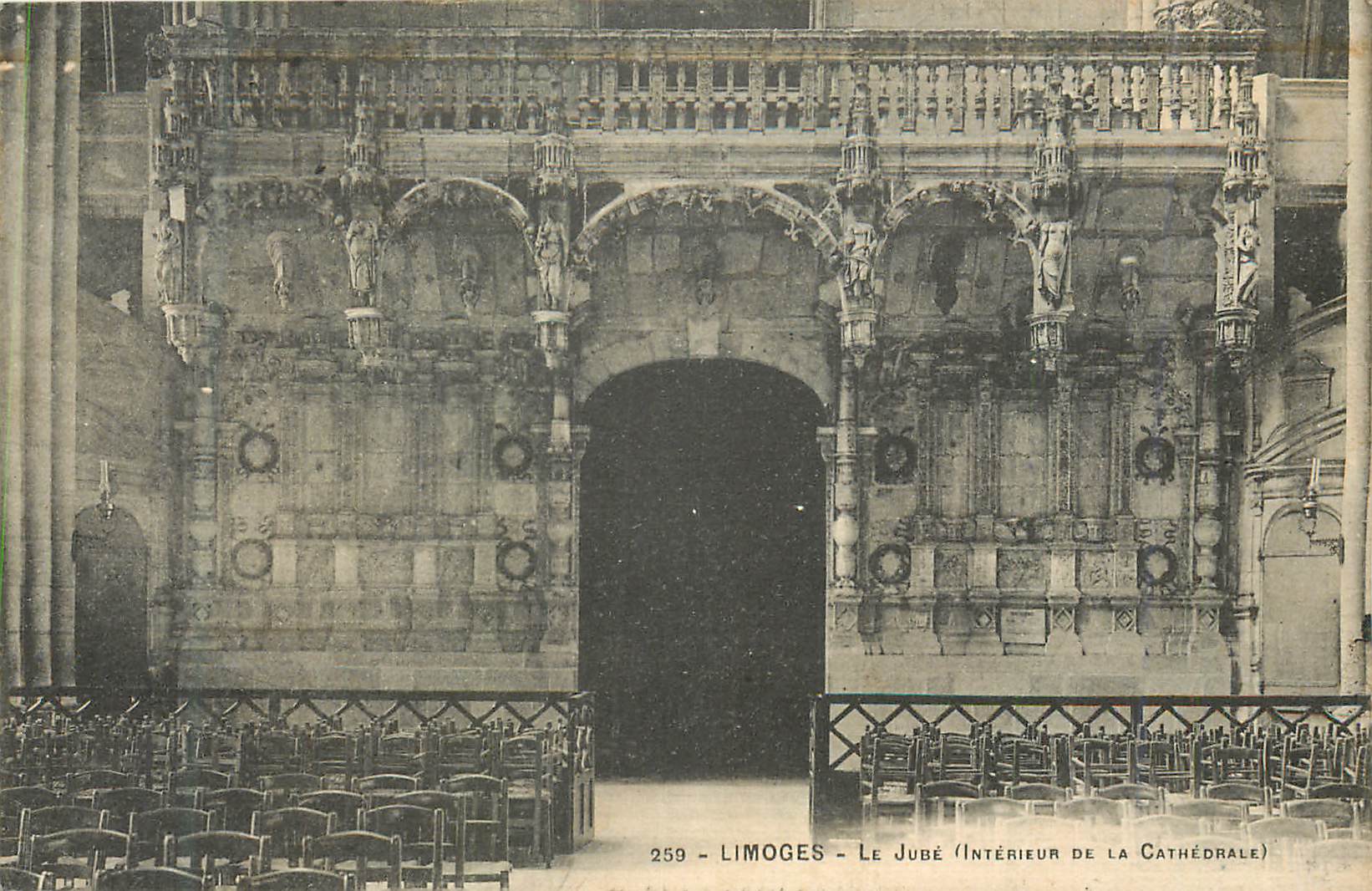 CPA Limoges Le Jube (Interieur de la Cathedrale)