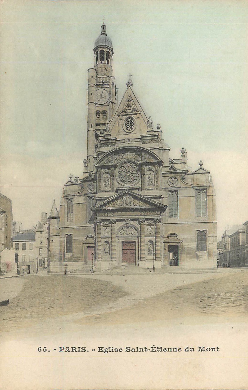 CPA Paris Eglise Saint Etienne du Mont