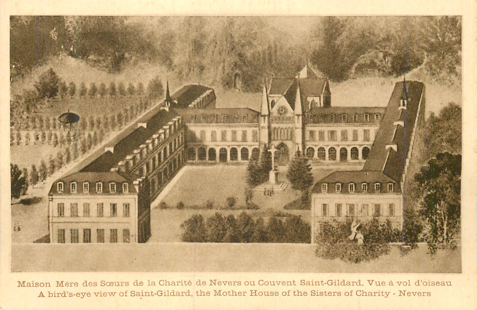 CPA Maison Mere des Soeurs de la Charite de Nevers ou Couvent Saint Gildard