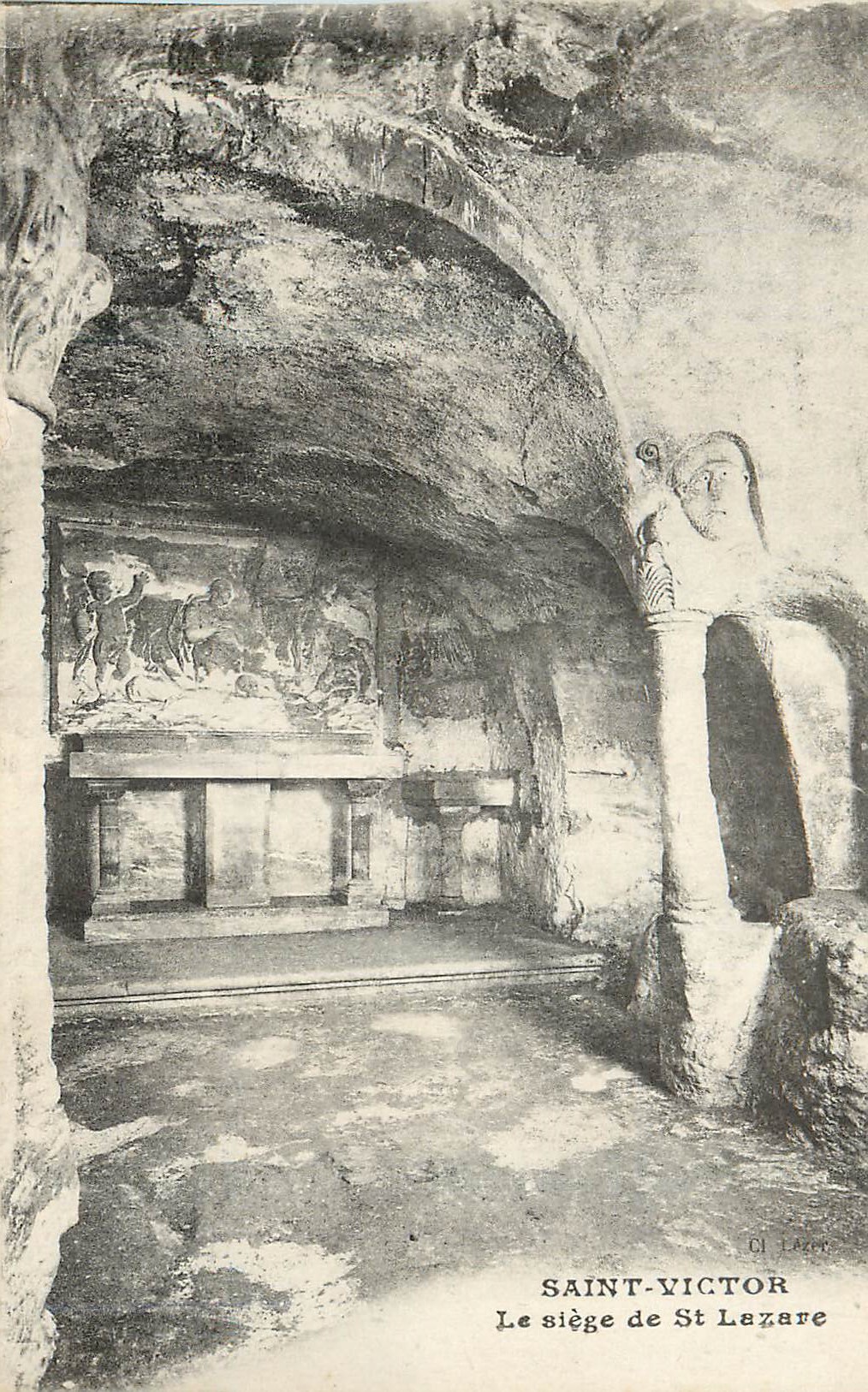 CPA Saint Victor Le Siege de St Lazare