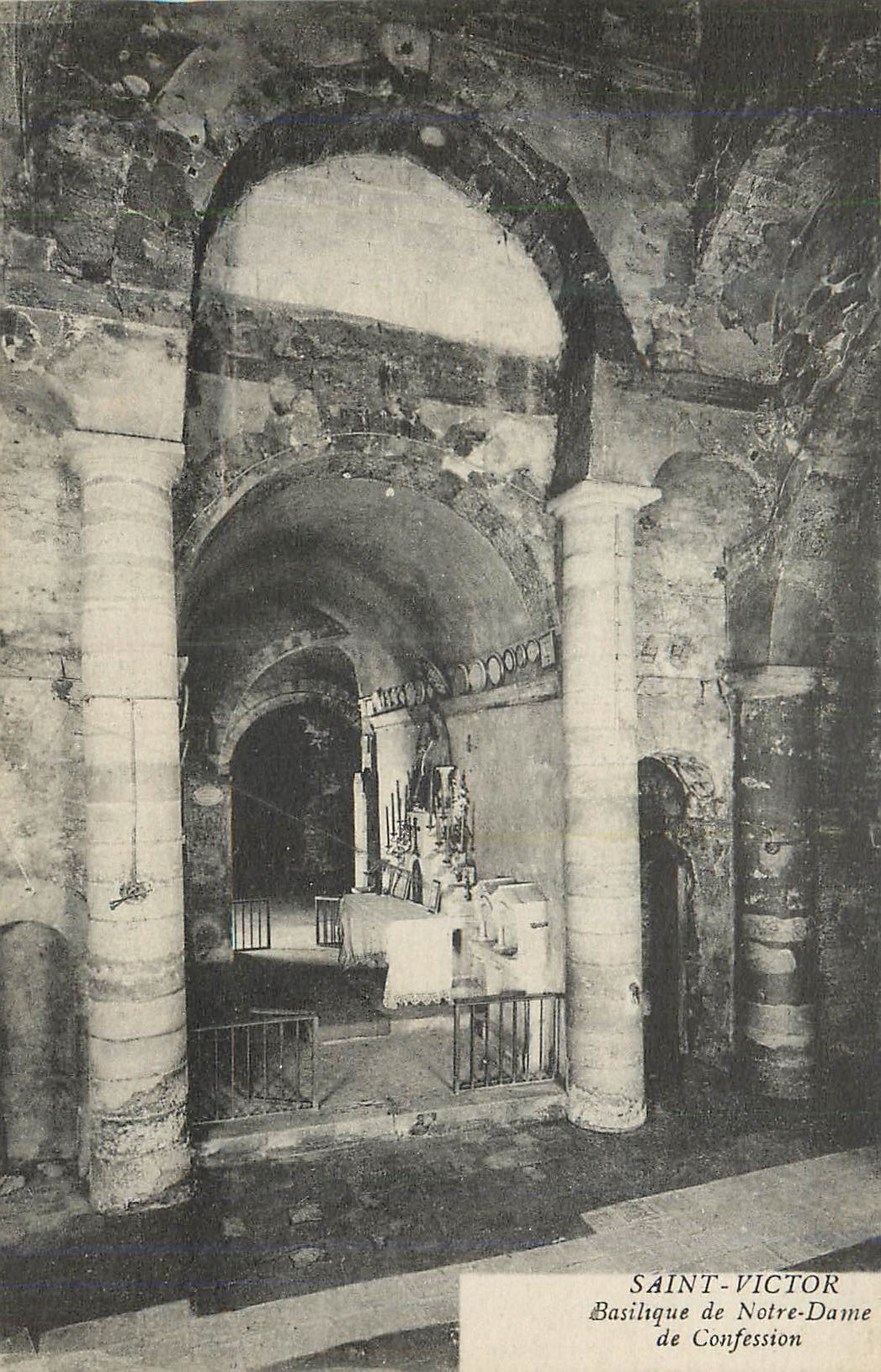 CPA Saint Victor Basilique de Notre Dame de Confession