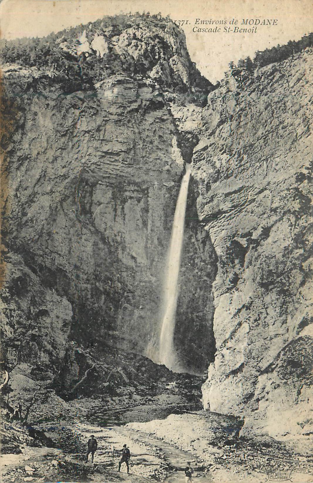 CPA Environs de Modane Cascade St Benoit