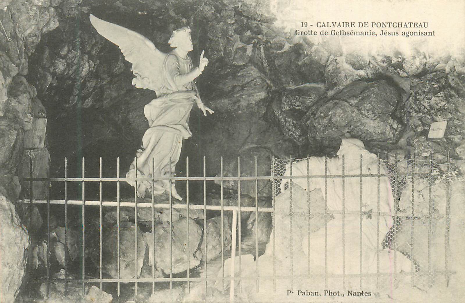 CPA Calvaire de Pontchateau Grotte de Gethsemanie