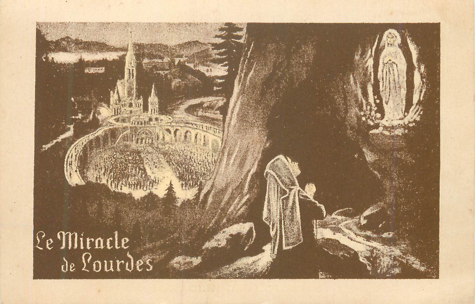 CPA Le Miracle de Lourdes