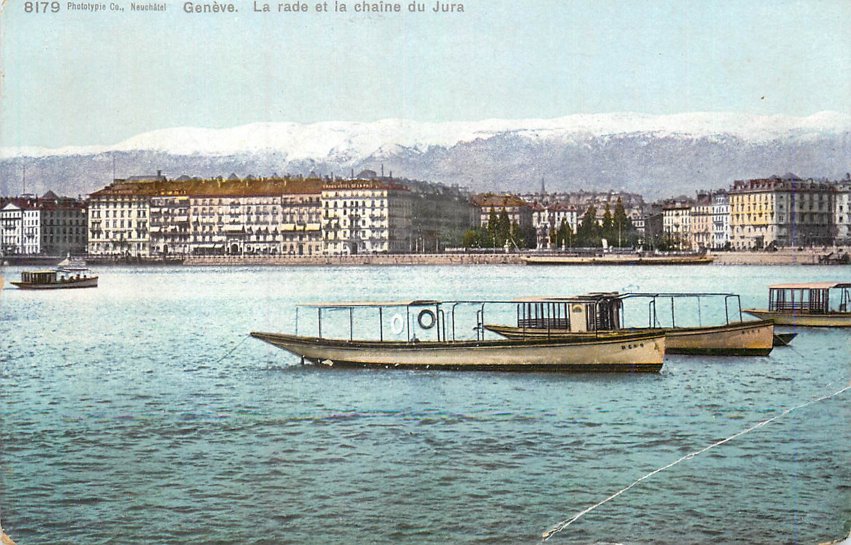 CPA Geneve La Rade et la Chaine du Jura