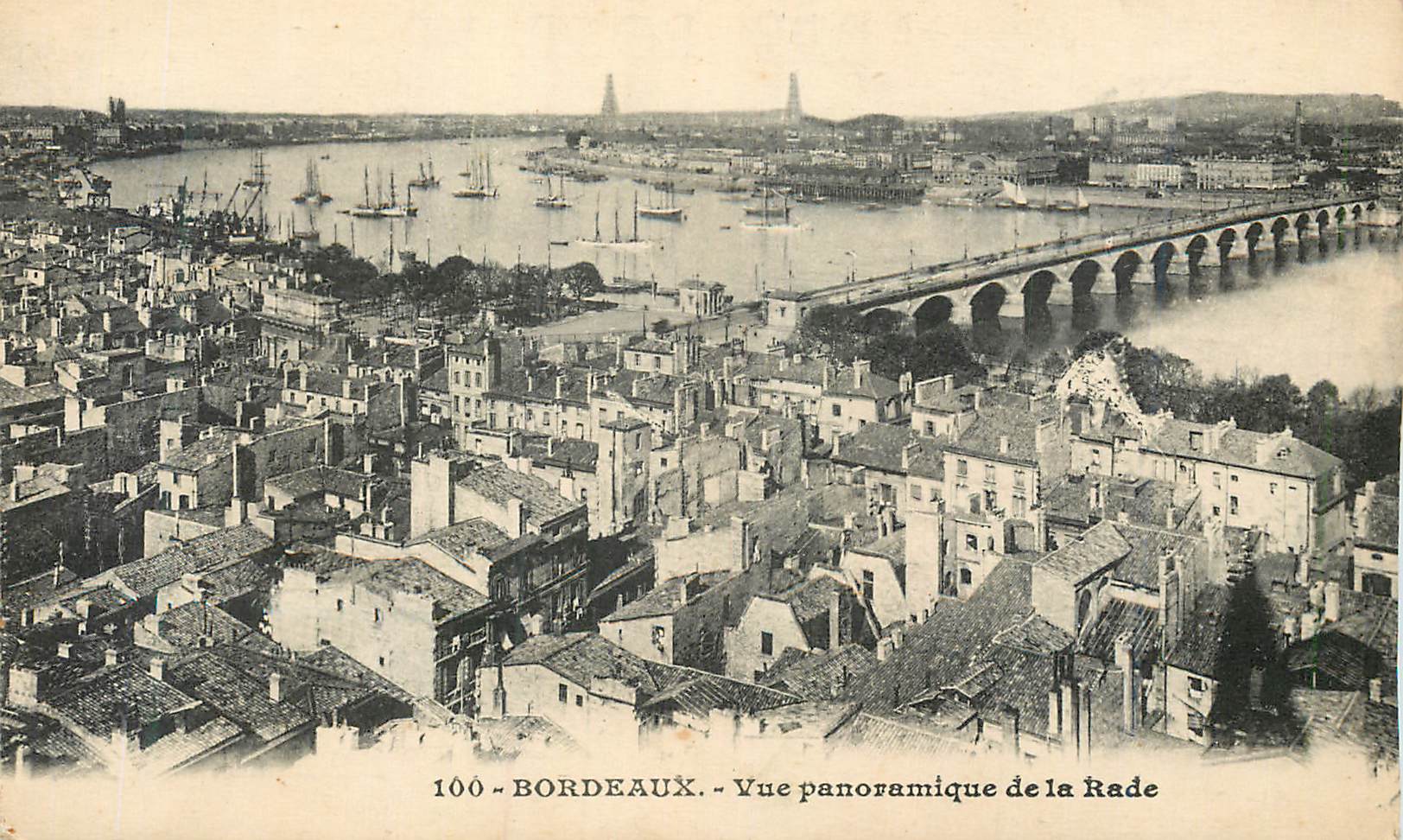 CPA Bordeaux Vue Panoramique de la Rade