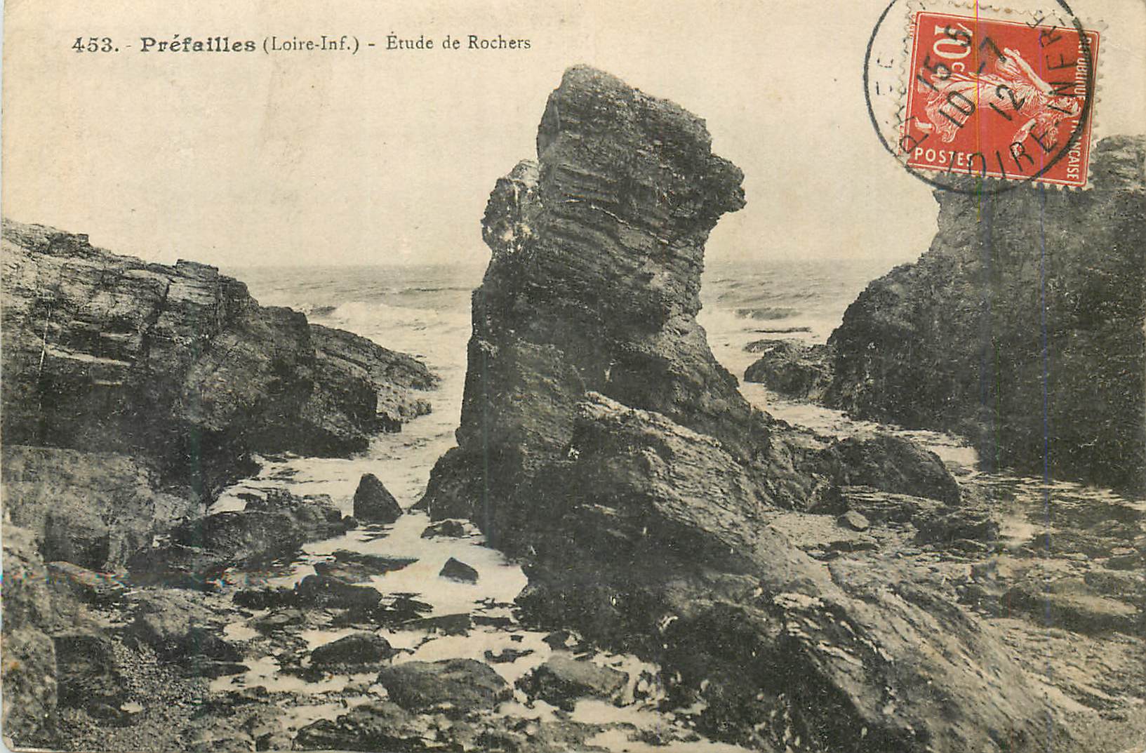 CPA Prefailles (Loire Inf) Etude de Rochers