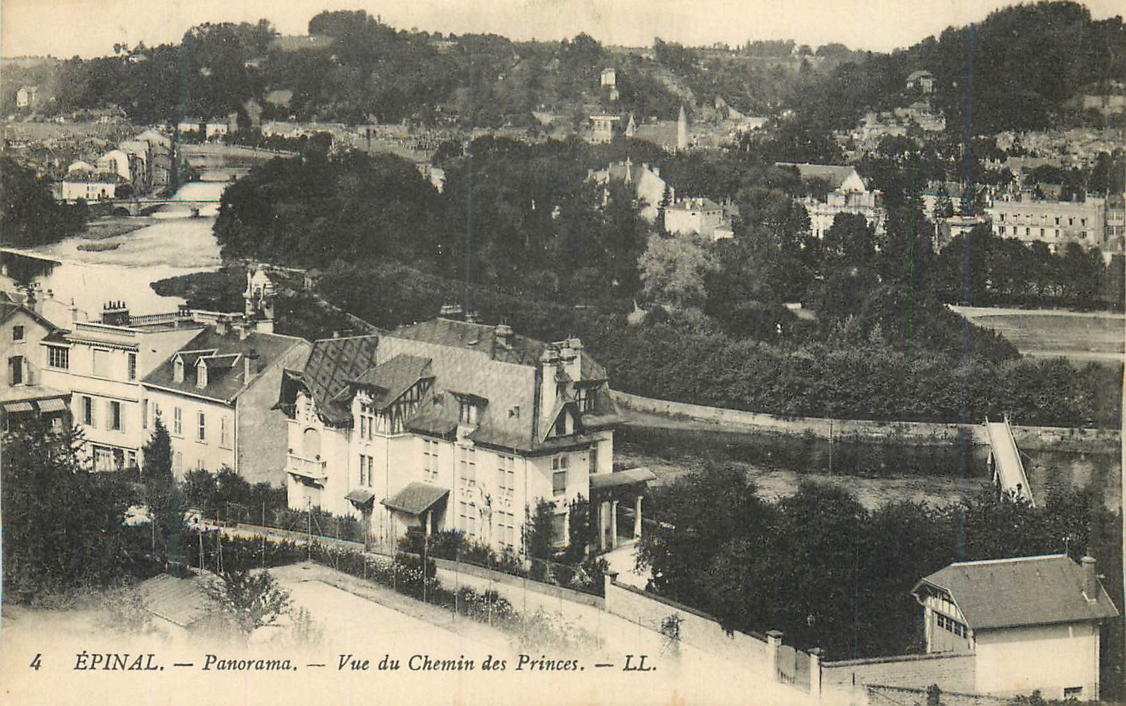 CPA Epinal Panorama Vue du Chemin des Princes