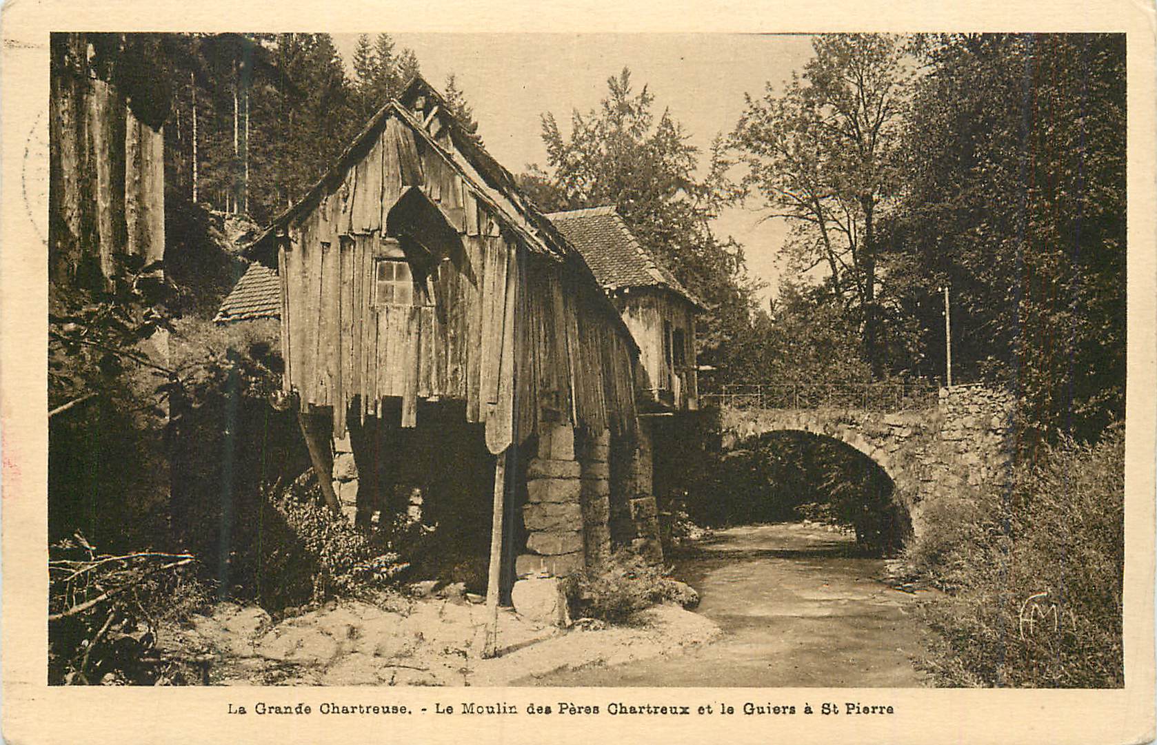 La Grande Chartreuse — Le Moulin des Pères Chartreux et le Guiers à St Pierre