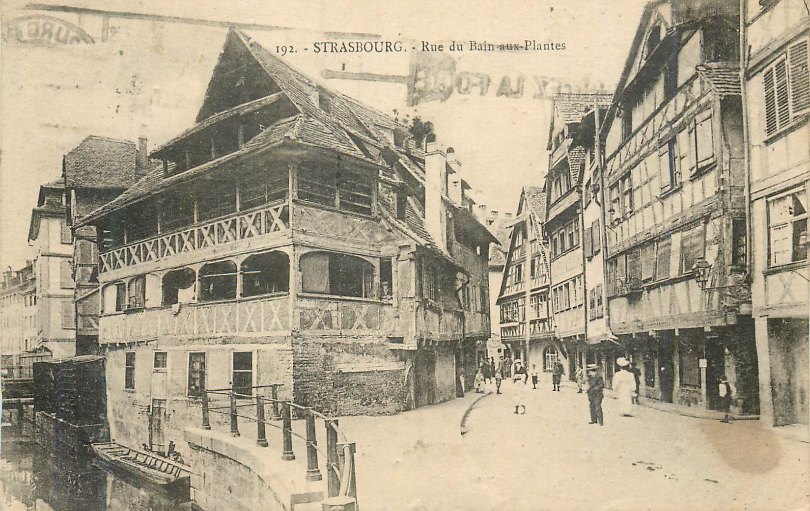 CPA Strasbourg Rue du Bain aux Plantes
