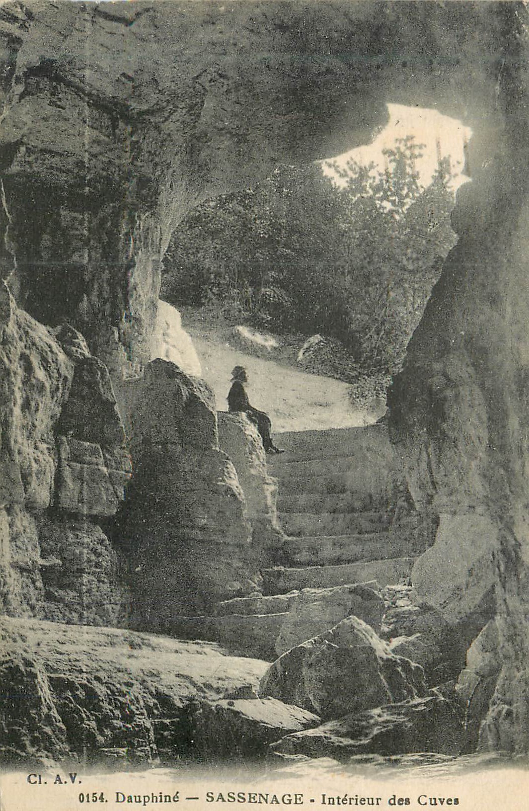CPA Dauphine Sassenage Interieur des Cuves