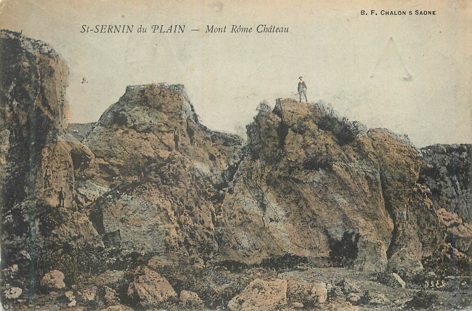 CPA St Sernin du Plain Mont Rome Chateau