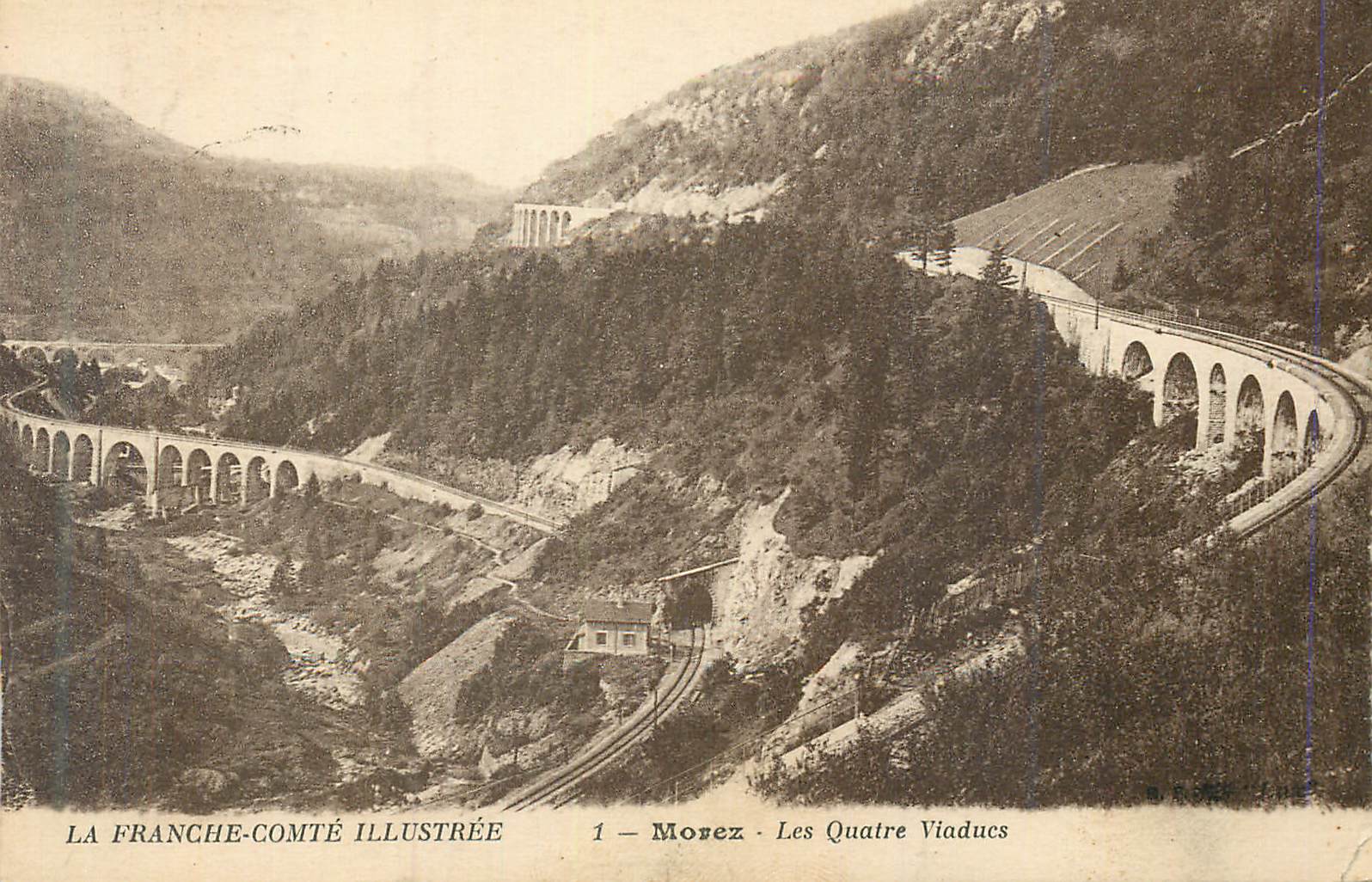 CPA Morez La Franche Comte Illustree Les Quatre Viaducs