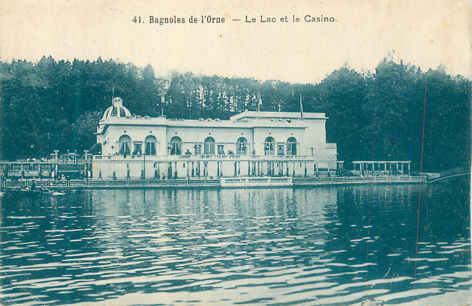 Bagnoles-de-l'Orne — Le Lac et le Casino — éditeur inconnu, n° 41