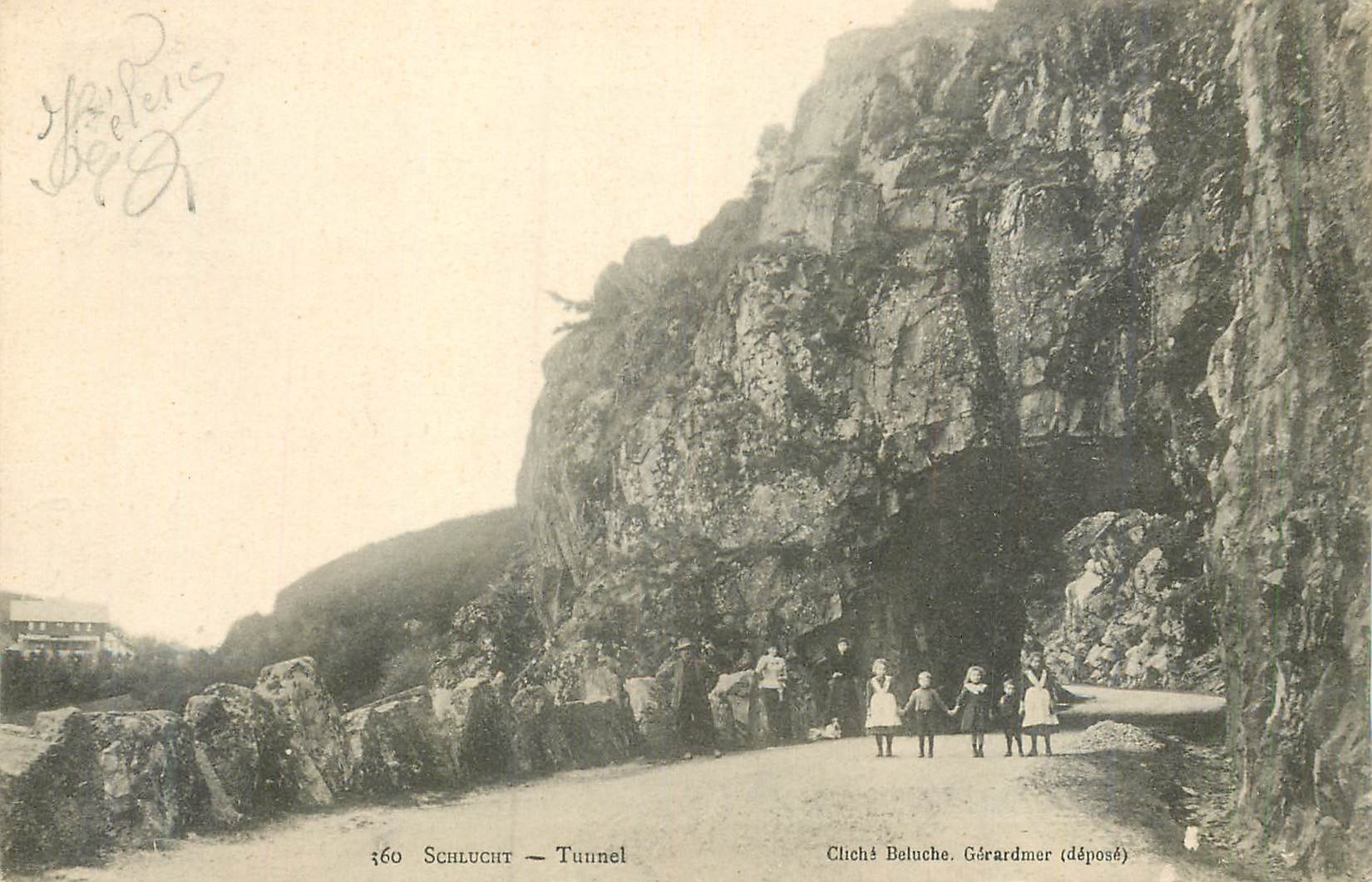 CPA Schlucht Tunnel Enfants