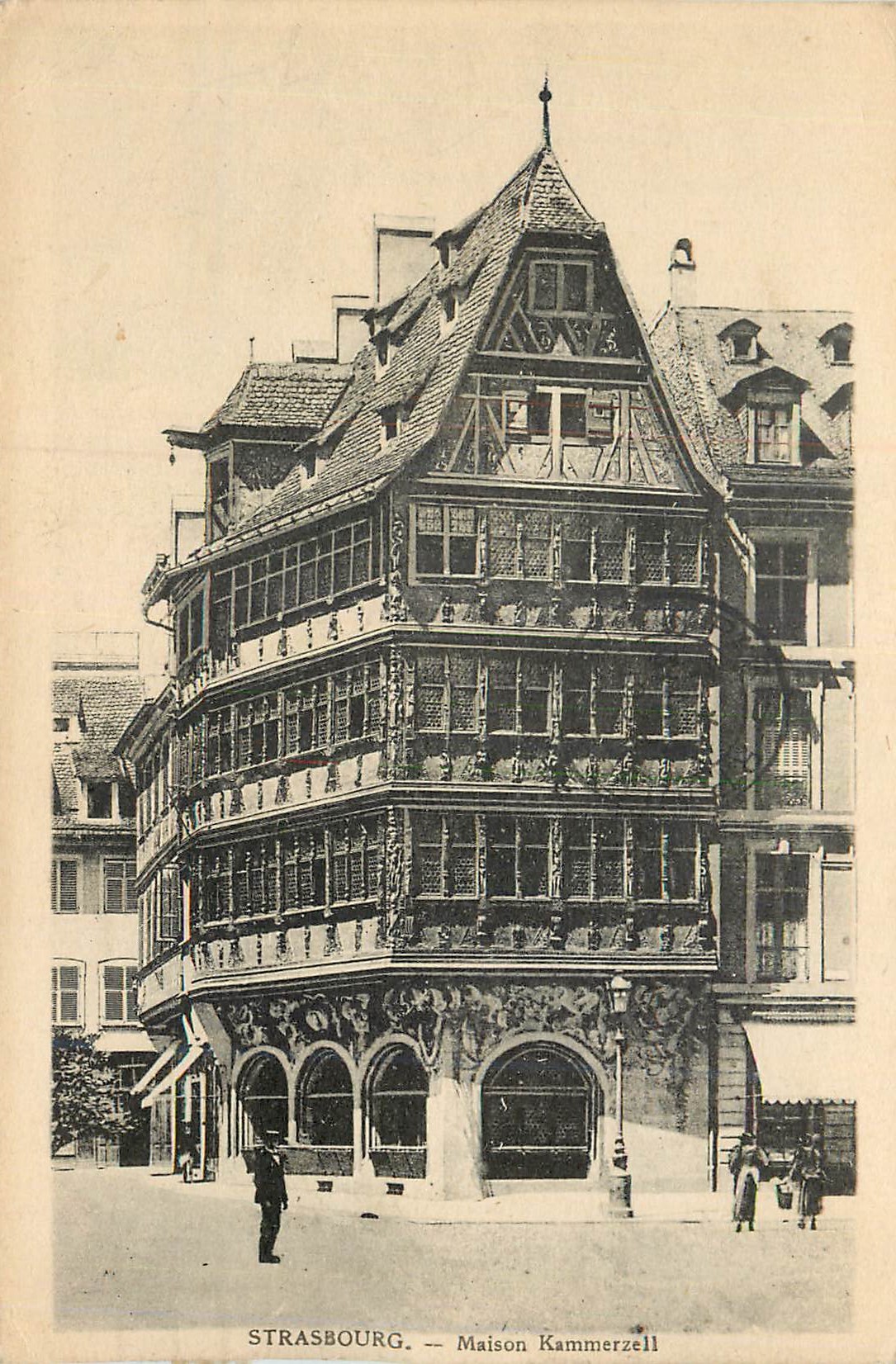 CPA Strasbourg Maison Kammerzell