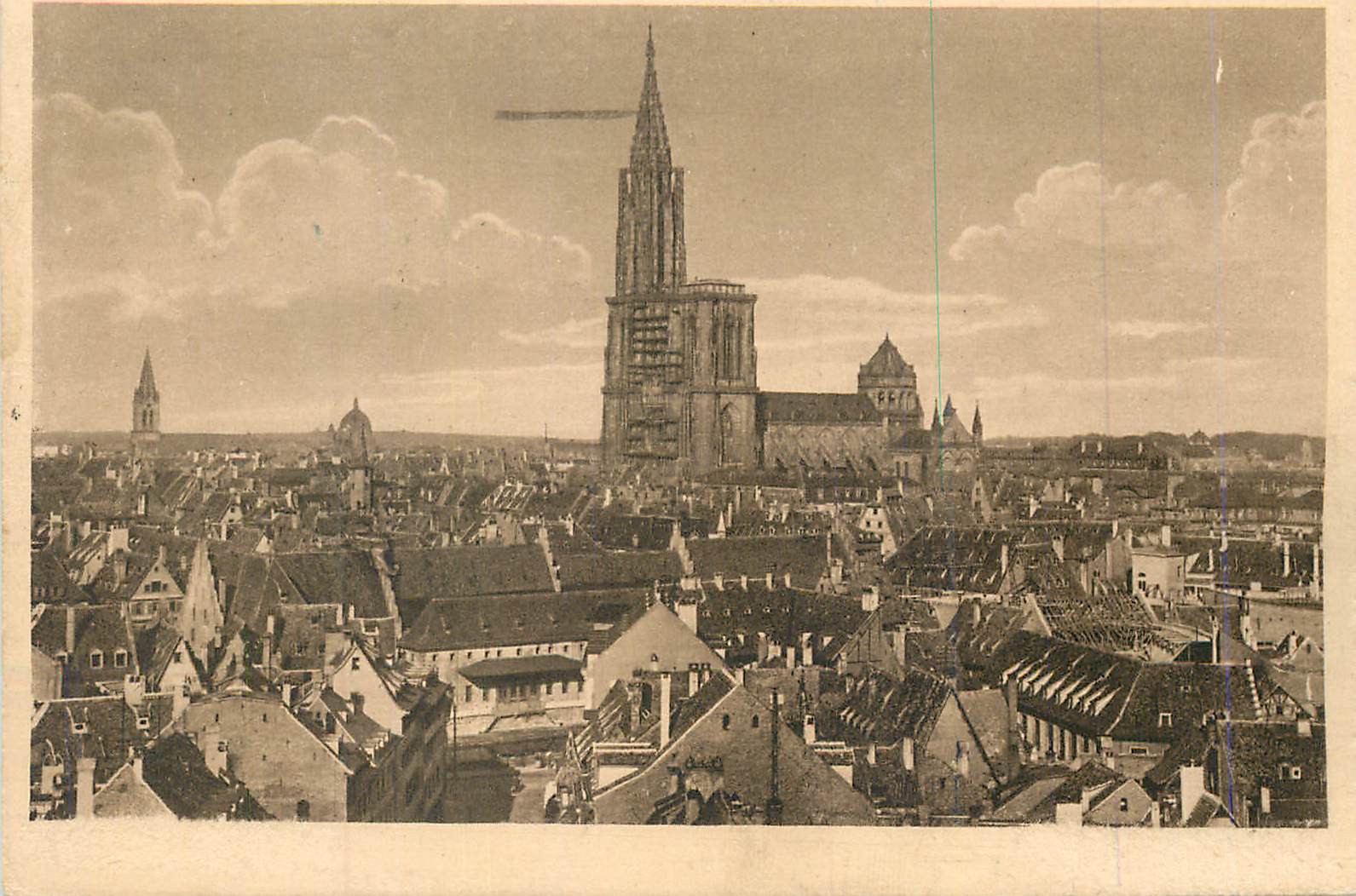 CPA Strasbourg Vue Generale