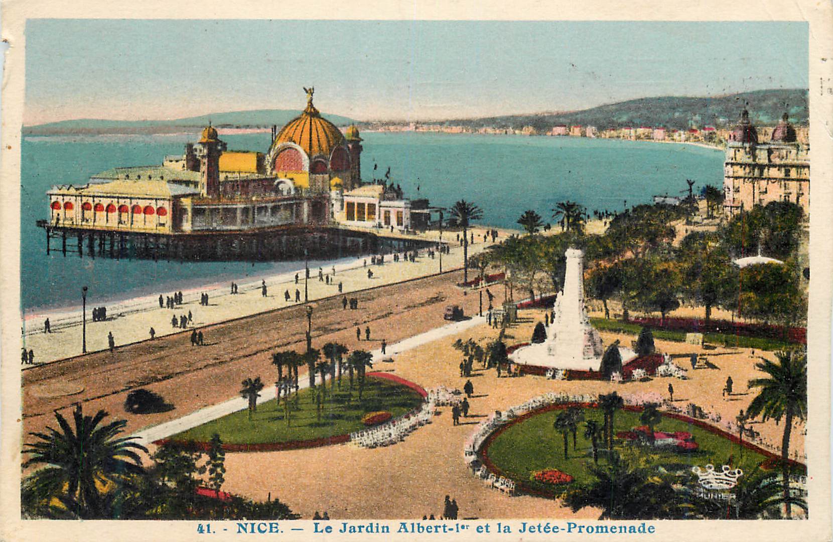 CPA Nice Le Jardin Albert 1er et la Jetee Promenade