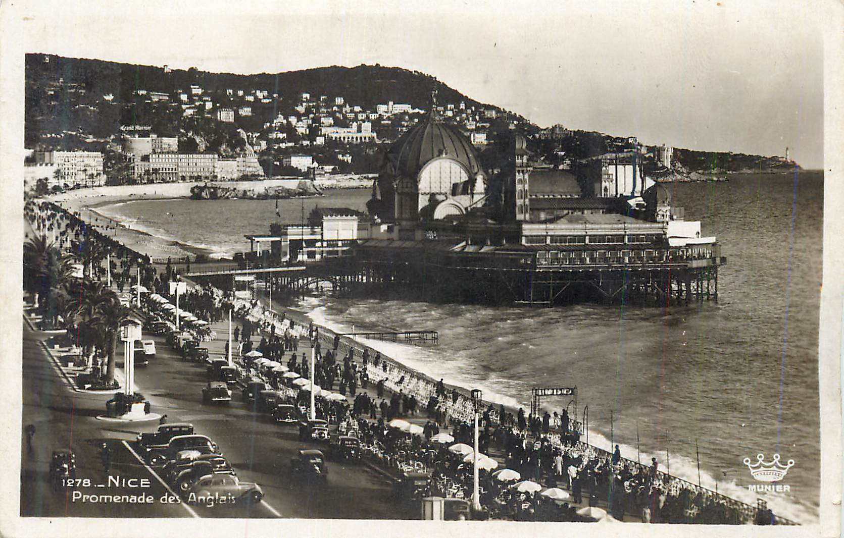 CPM Nice Promenade des Anglais Automobile