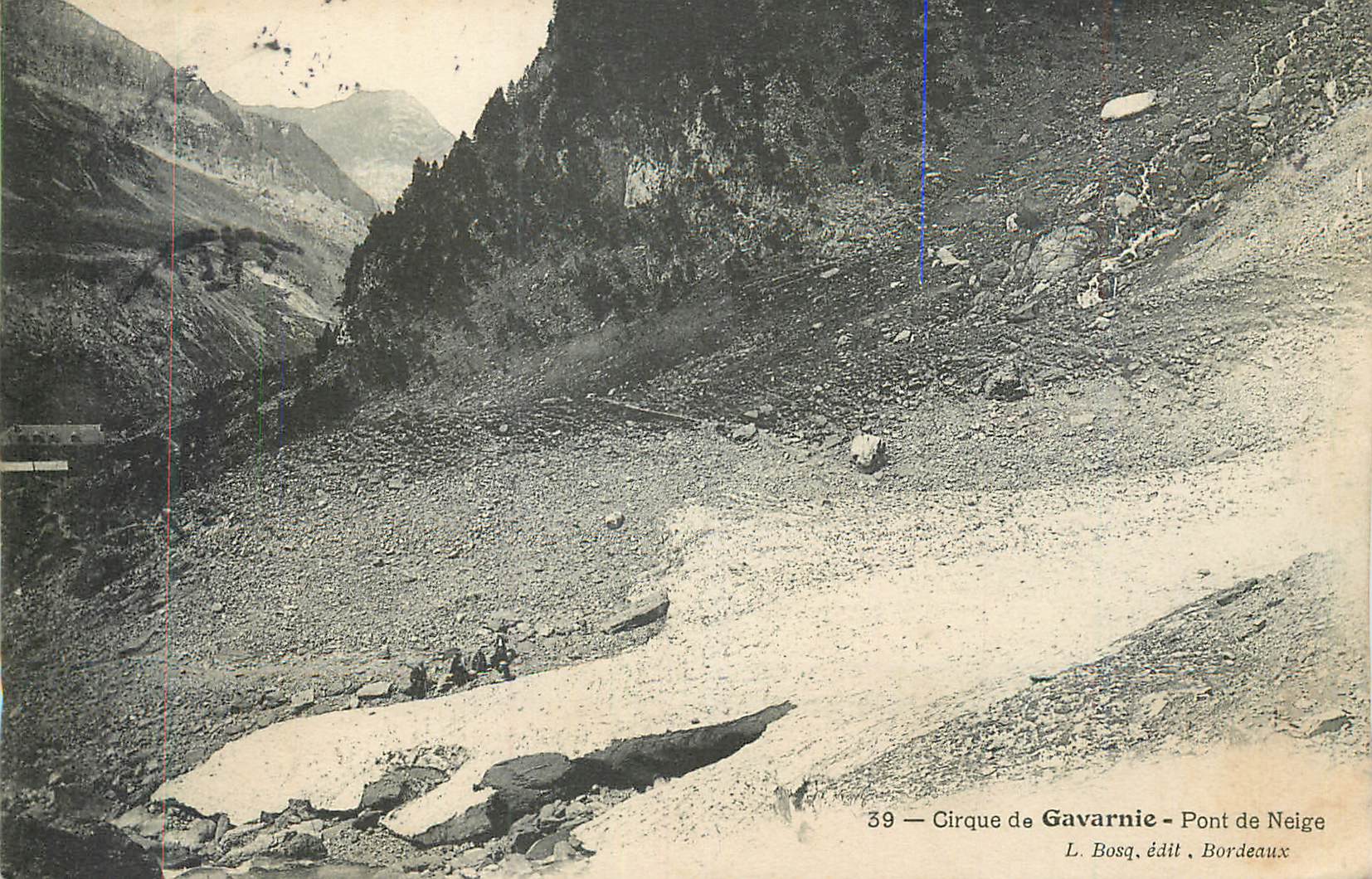 CPA Cirque de Gavarnie Pont de Neige