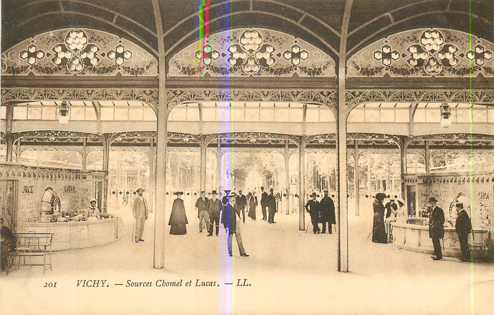 CPA Vichy Sources Chomel et Lucas
