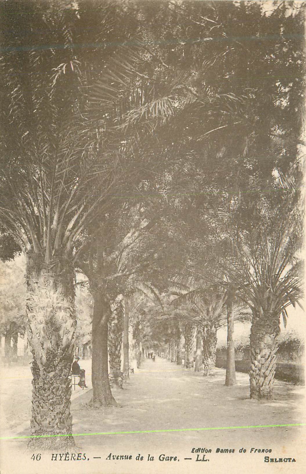 CPA Hyeres Avenue de la Gare