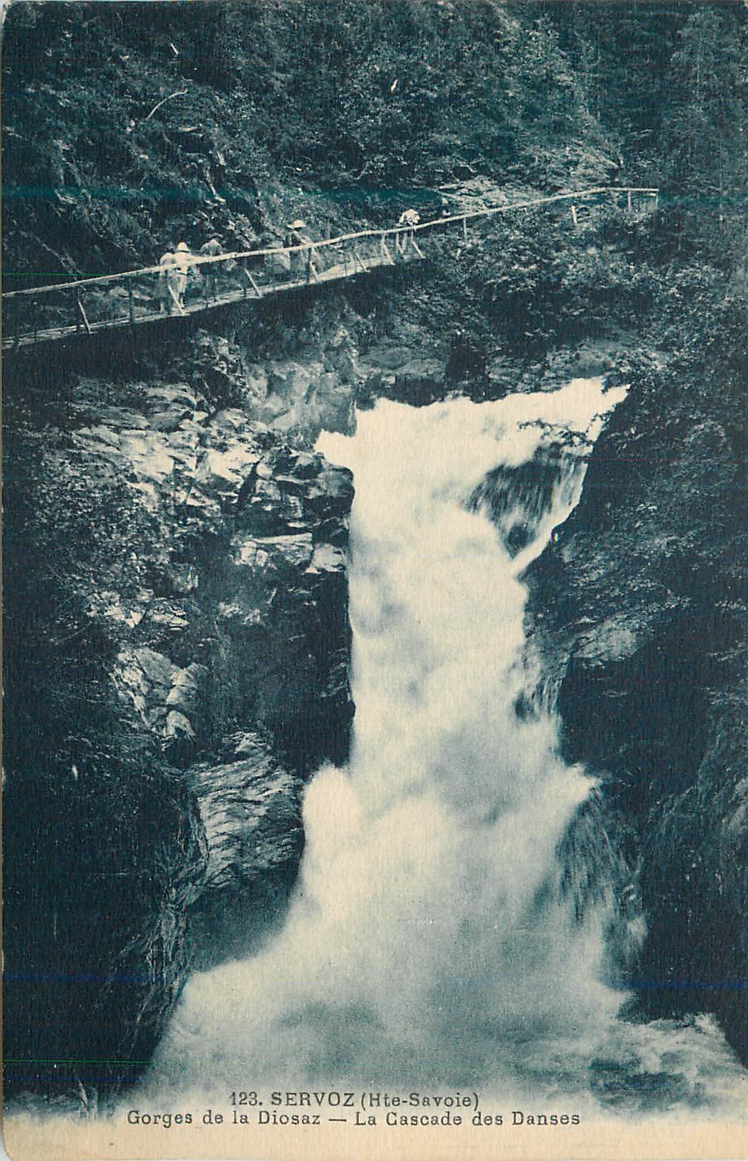Gorges de la Diosaz — La Cascade des Danses — SERVOZ (Hte-Savoie)
